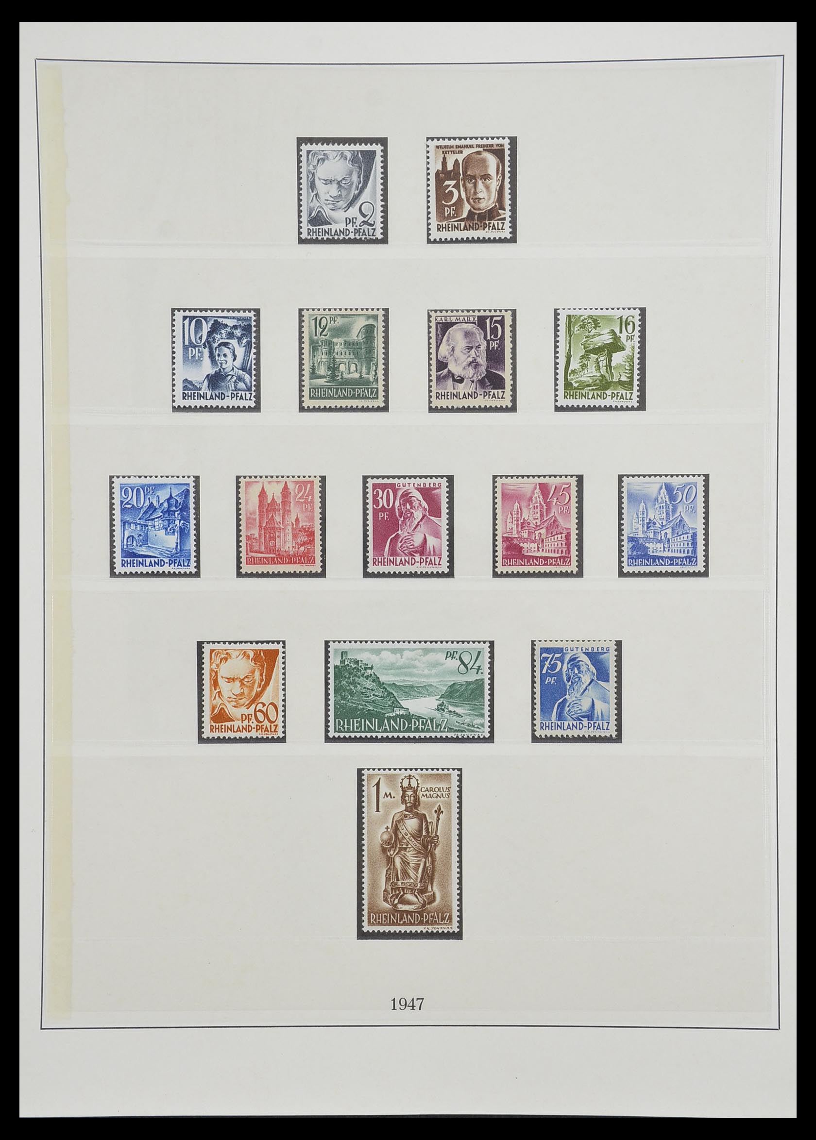 33216 023 - Stamp collection 33216 German Zones 1945-1949.