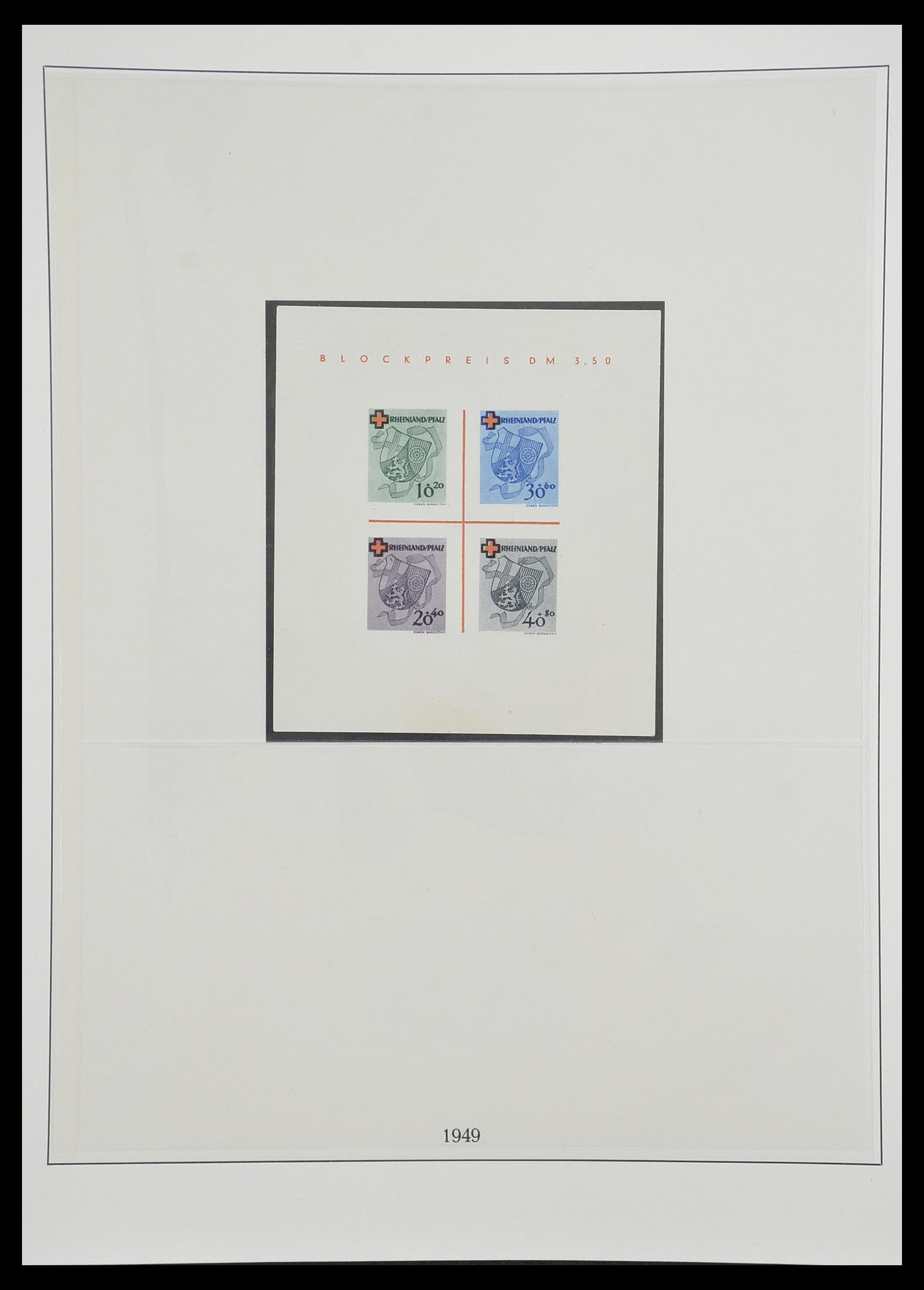33216 027 - Postzegelverzameling 33216 Duitse Zones 1945-1949.