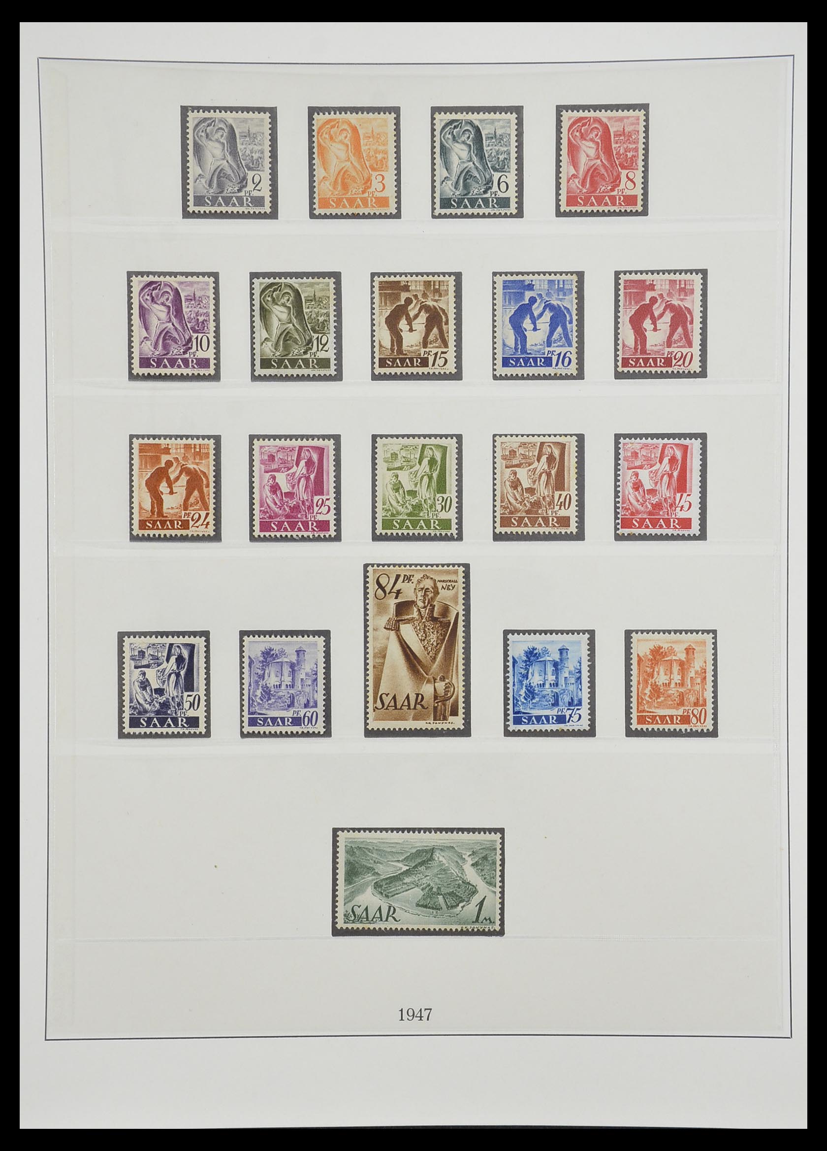 33216 028 - Postzegelverzameling 33216 Duitse Zones 1945-1949.