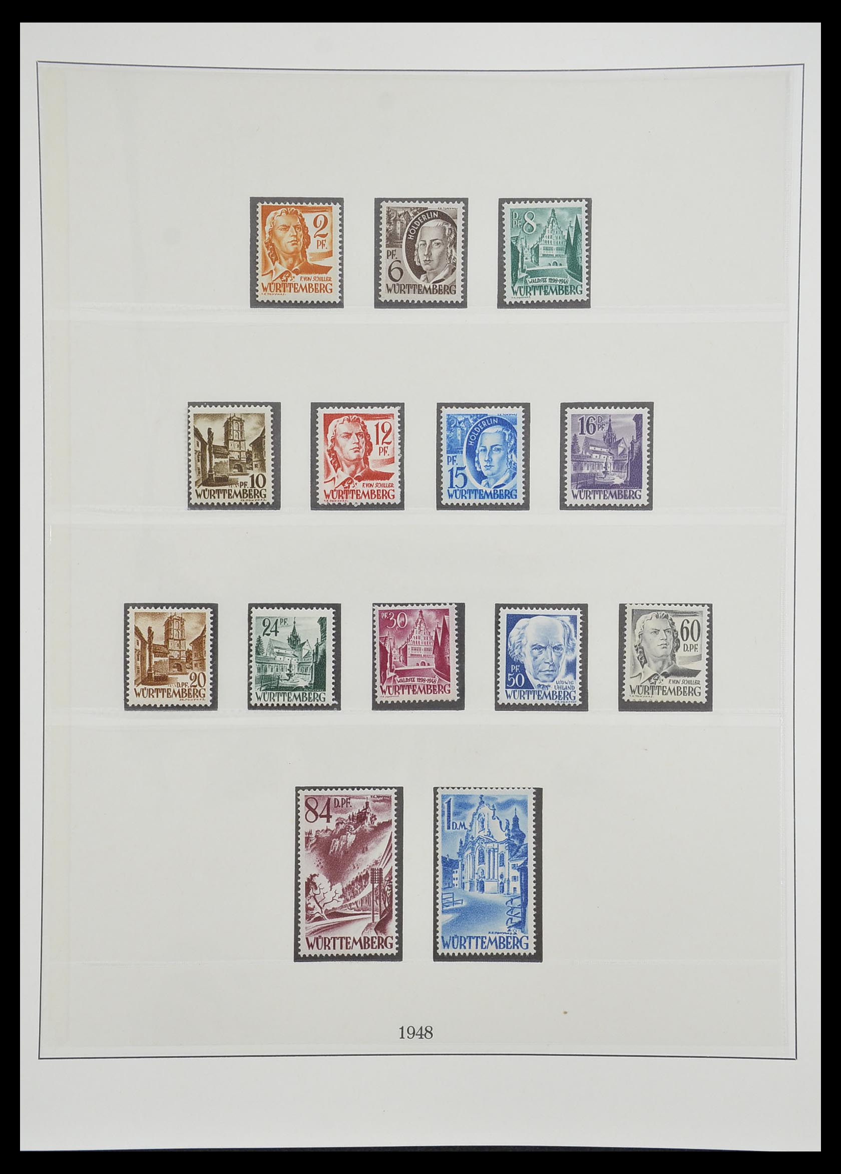 33216 030 - Stamp collection 33216 German Zones 1945-1949.