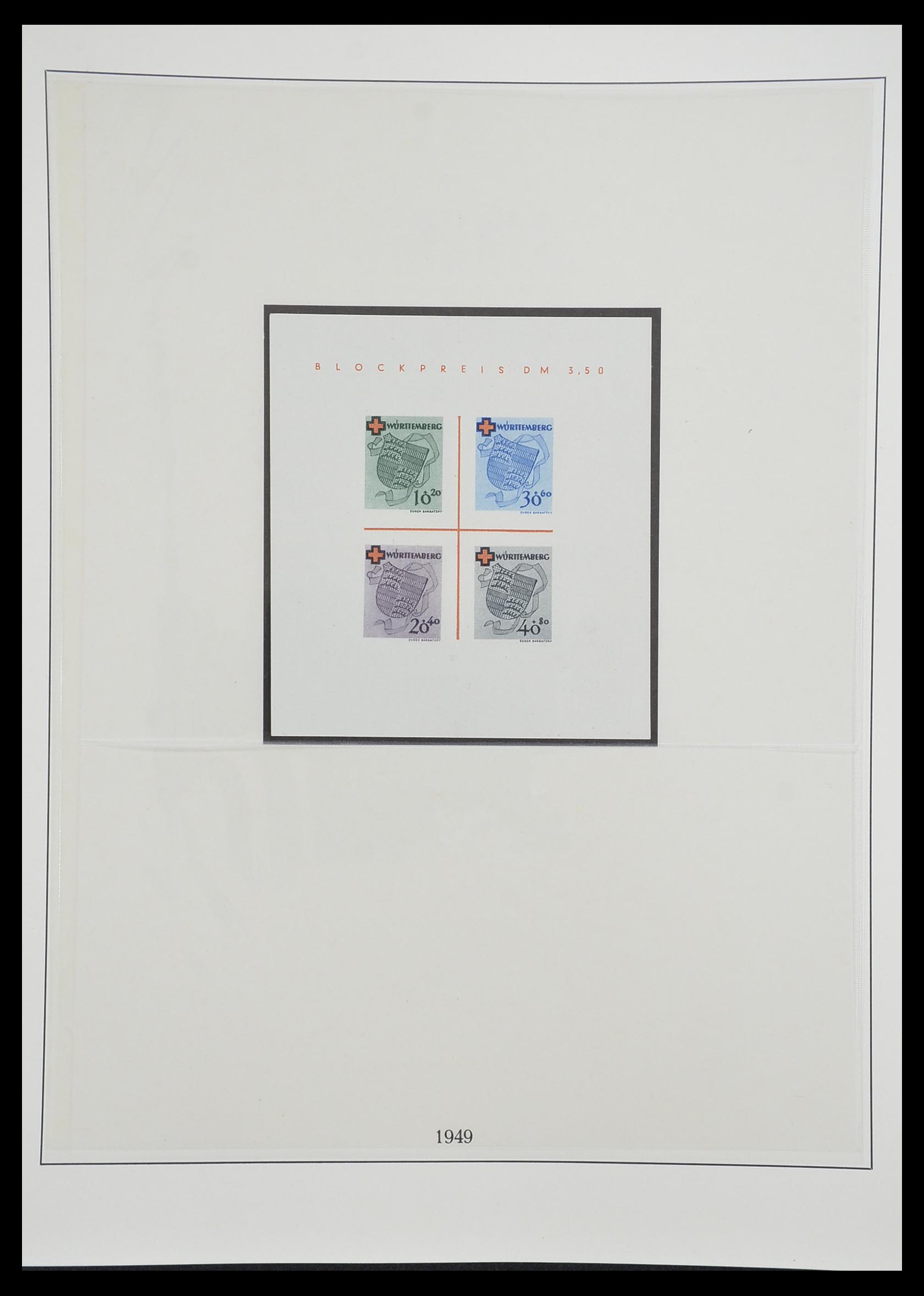 33216 033 - Stamp collection 33216 German Zones 1945-1949.