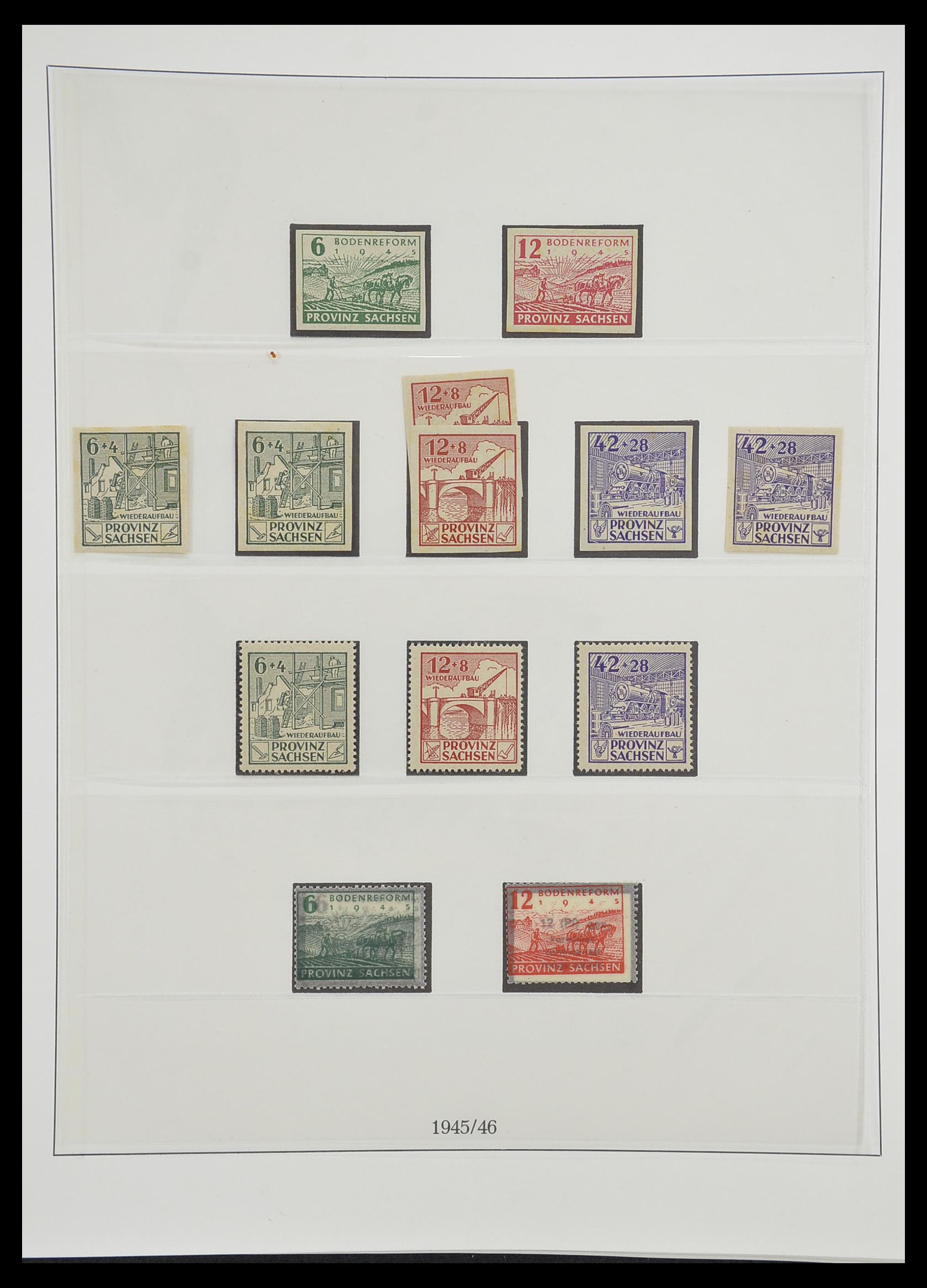 33216 041 - Postzegelverzameling 33216 Duitse Zones 1945-1949.