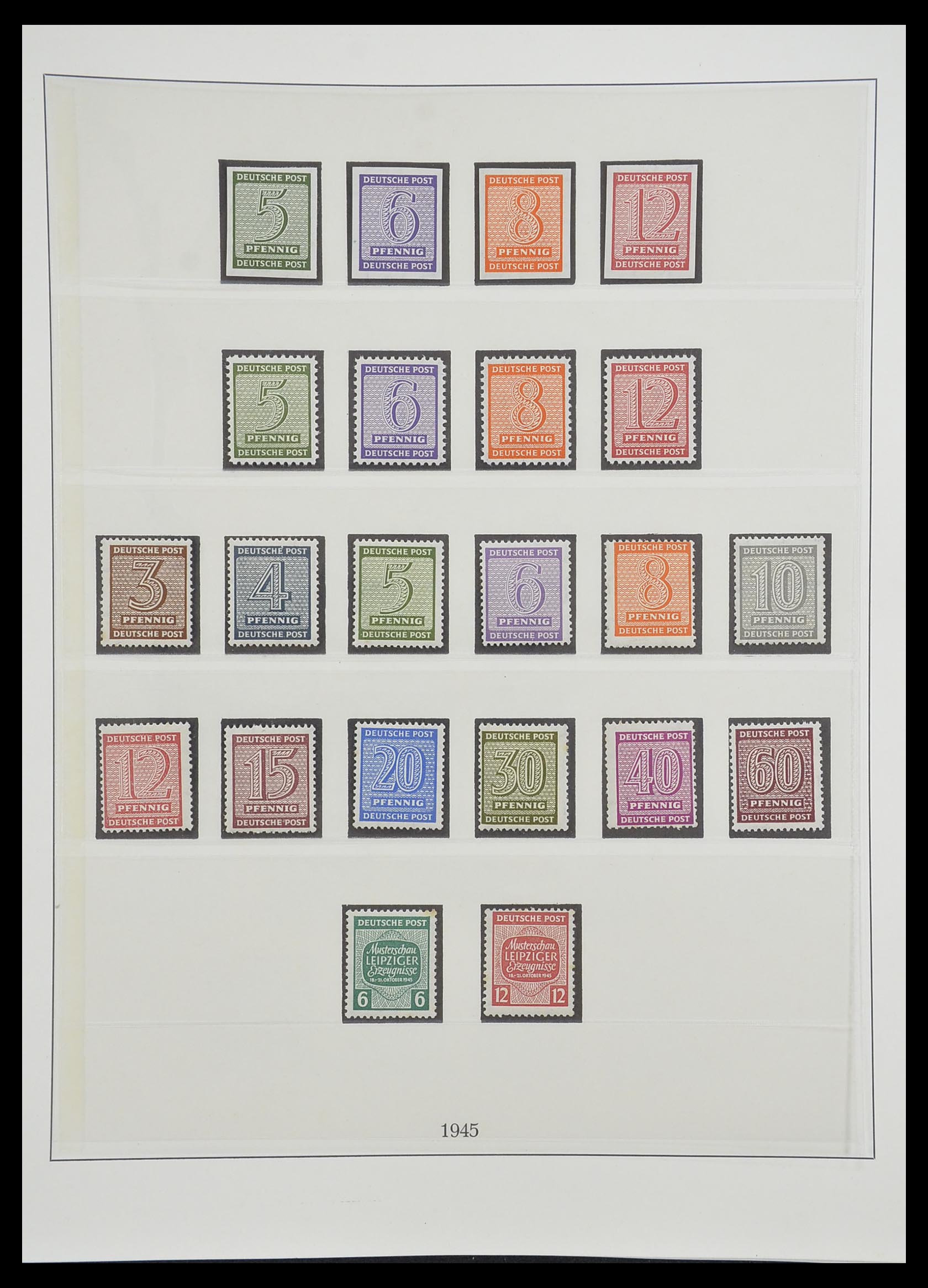 33216 046 - Stamp collection 33216 German Zones 1945-1949.