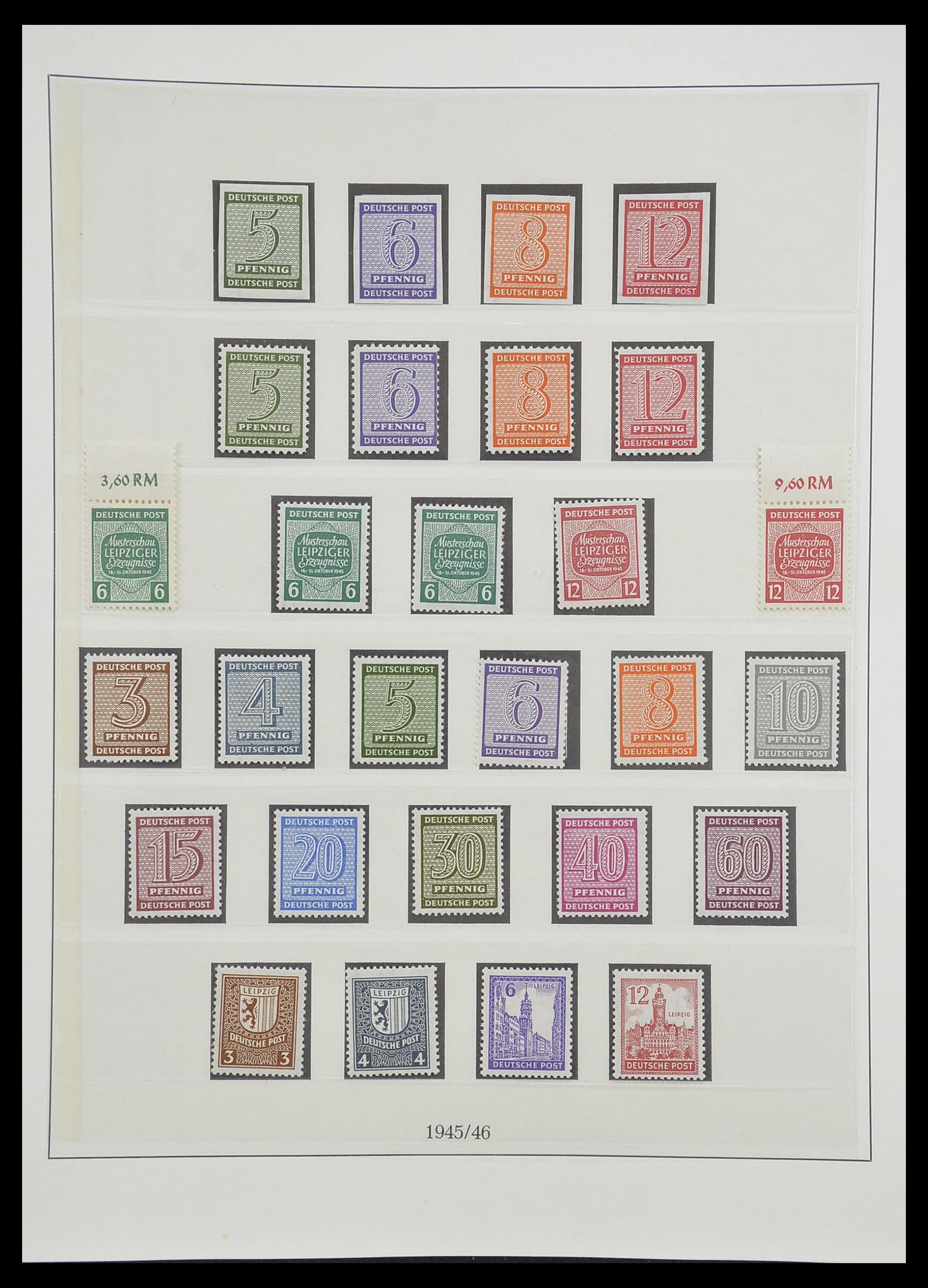 33216 047 - Postzegelverzameling 33216 Duitse Zones 1945-1949.