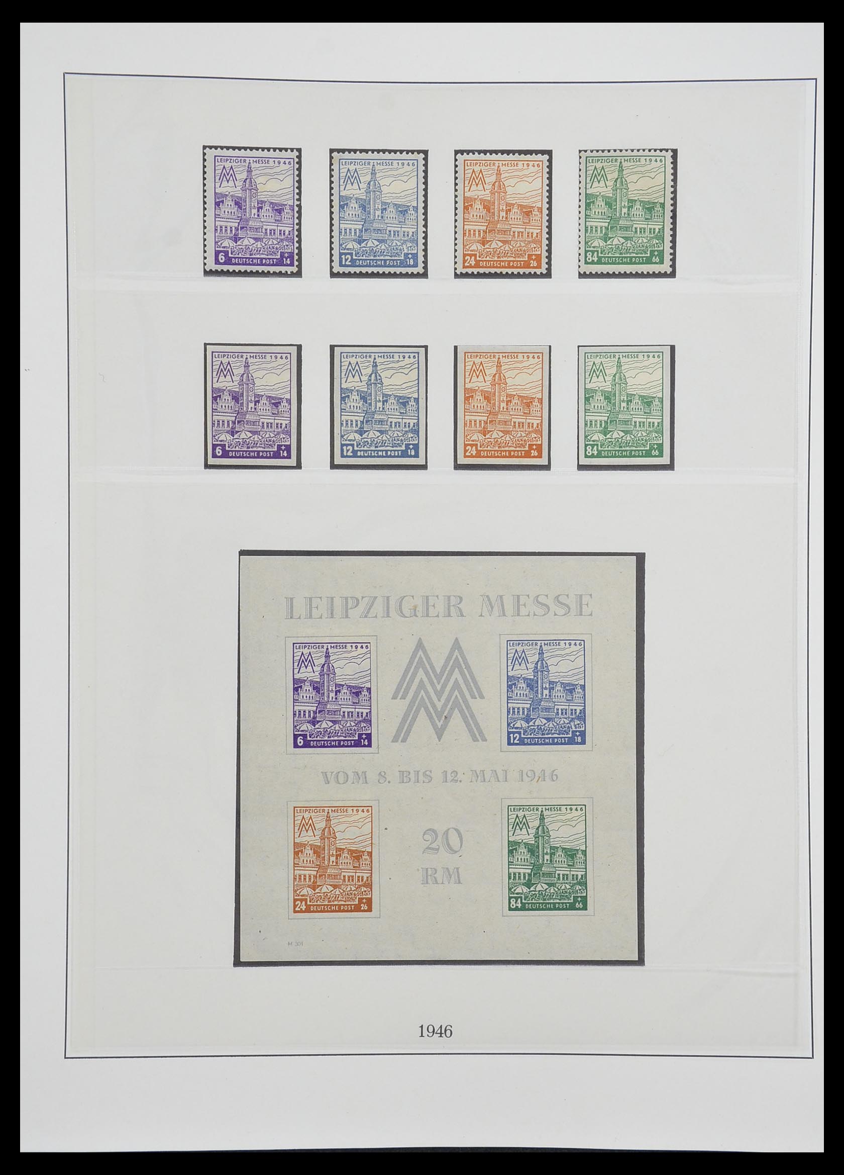33216 050 - Stamp collection 33216 German Zones 1945-1949.