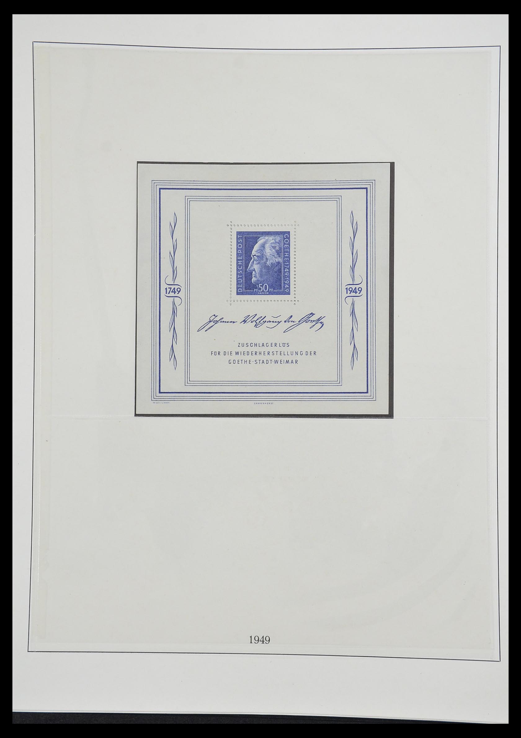 33216 056 - Postzegelverzameling 33216 Duitse Zones 1945-1949.