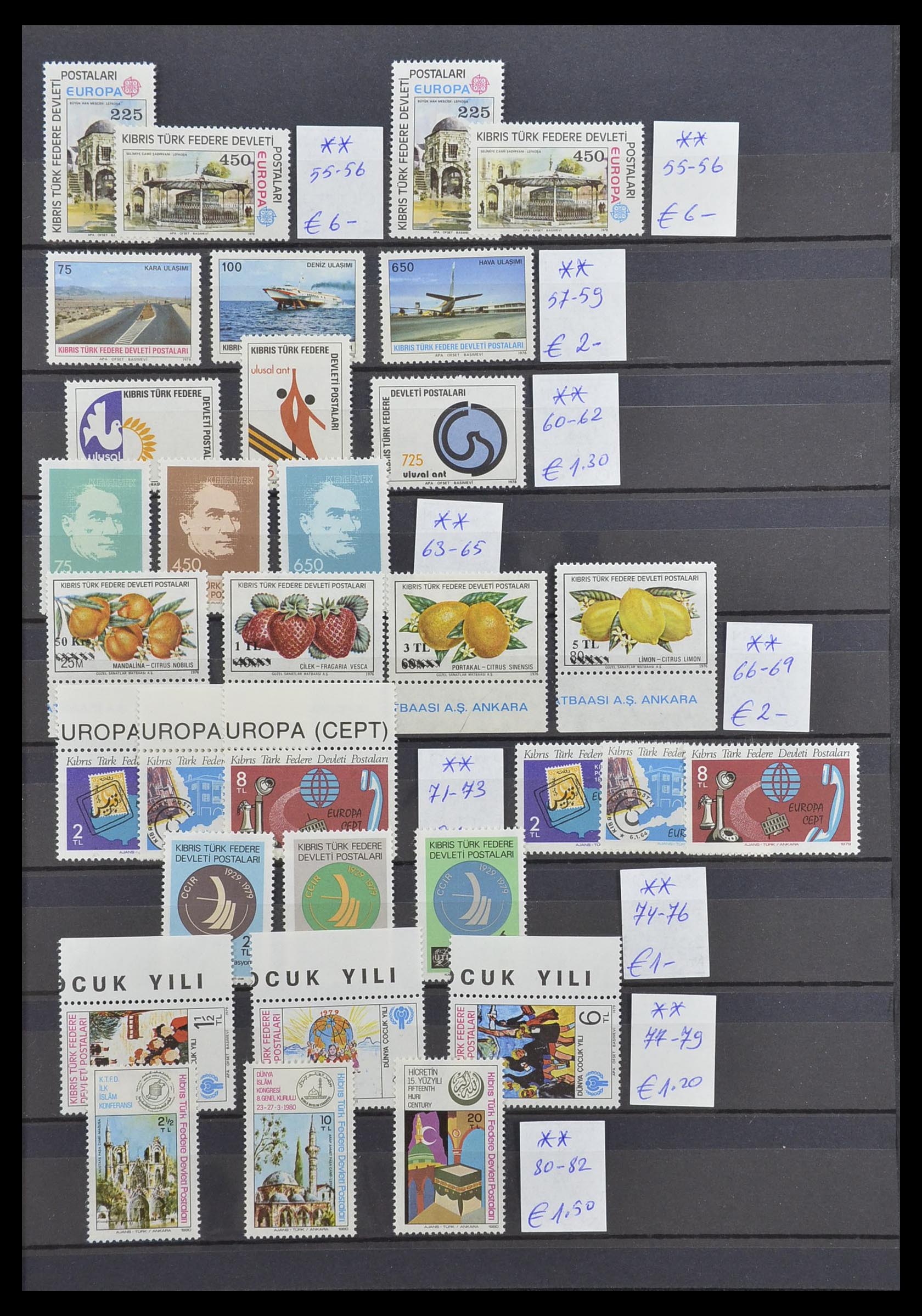 33217 003 - Postzegelverzameling 33185 IJsland 1882-1989.