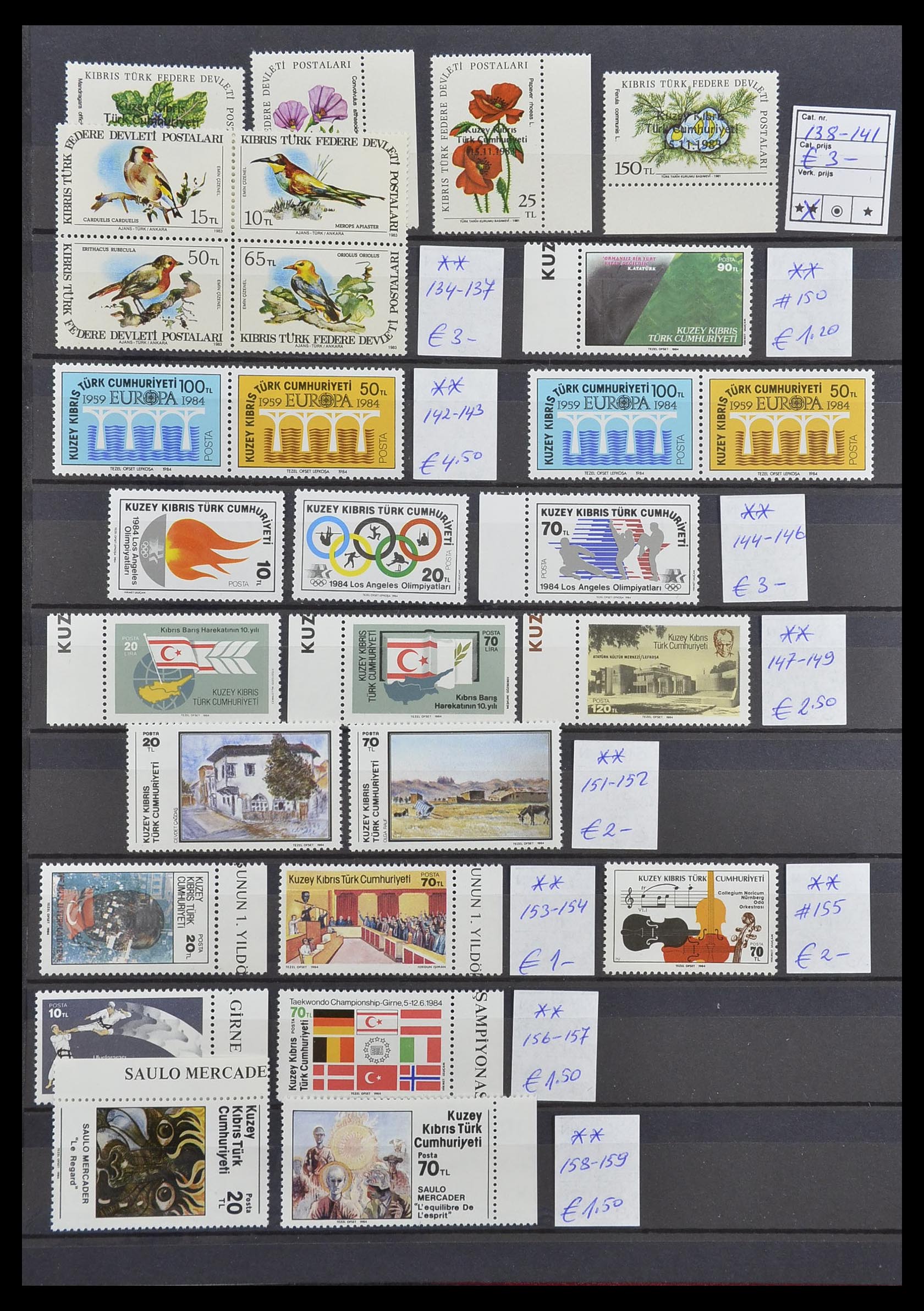 33217 006 - Stamp collection 33217 Cyprus 1955-1988 and Turkish Cyprus 1974-1985.
