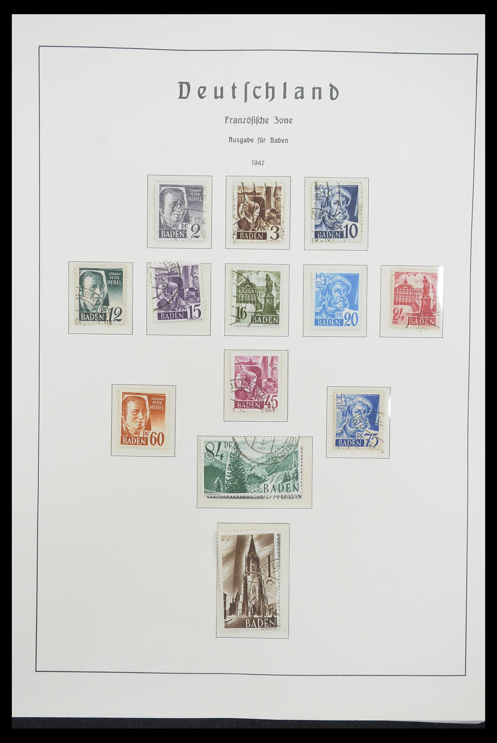 33221 006 - Stamp collection 33221 Allied Zone 1945-1949.