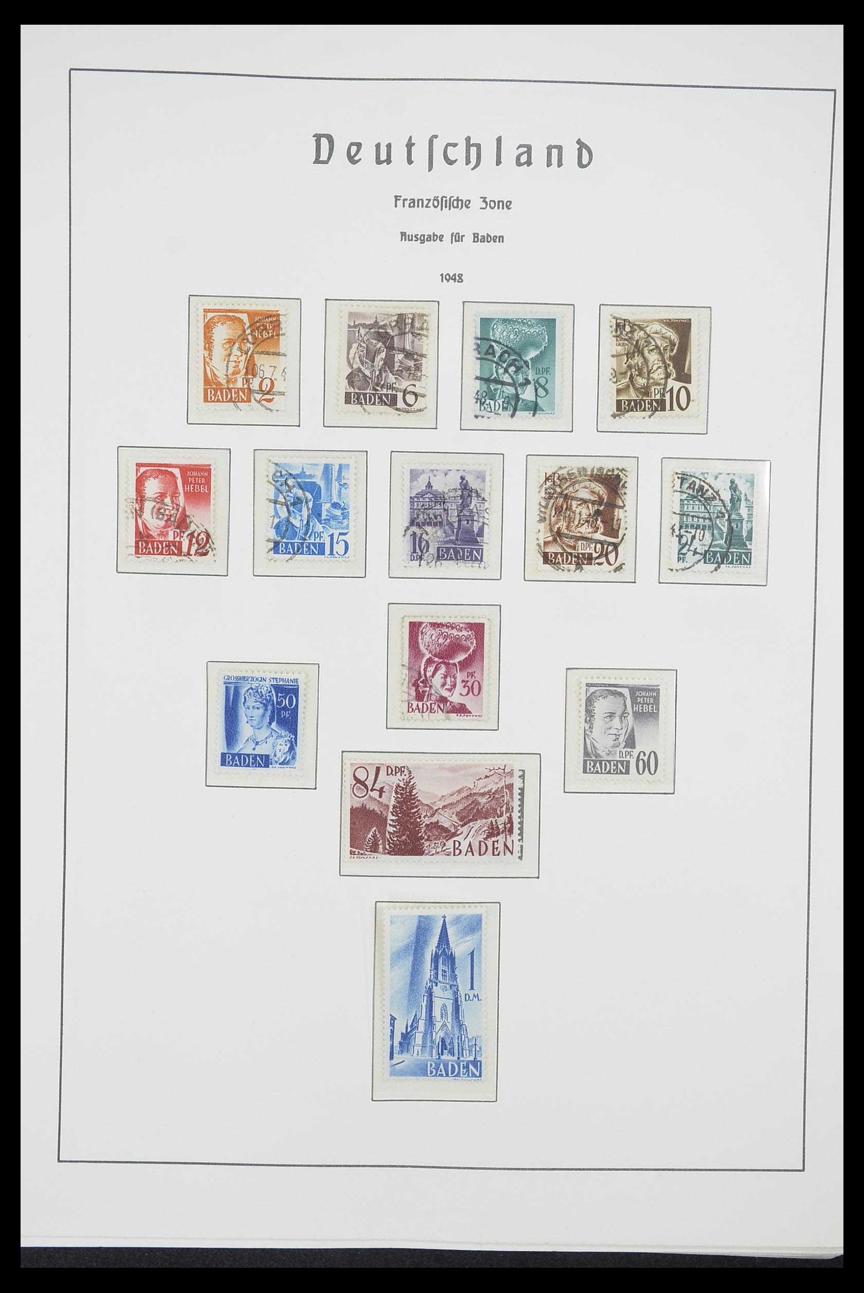 33221 007 - Stamp collection 33221 Allied Zone 1945-1949.
