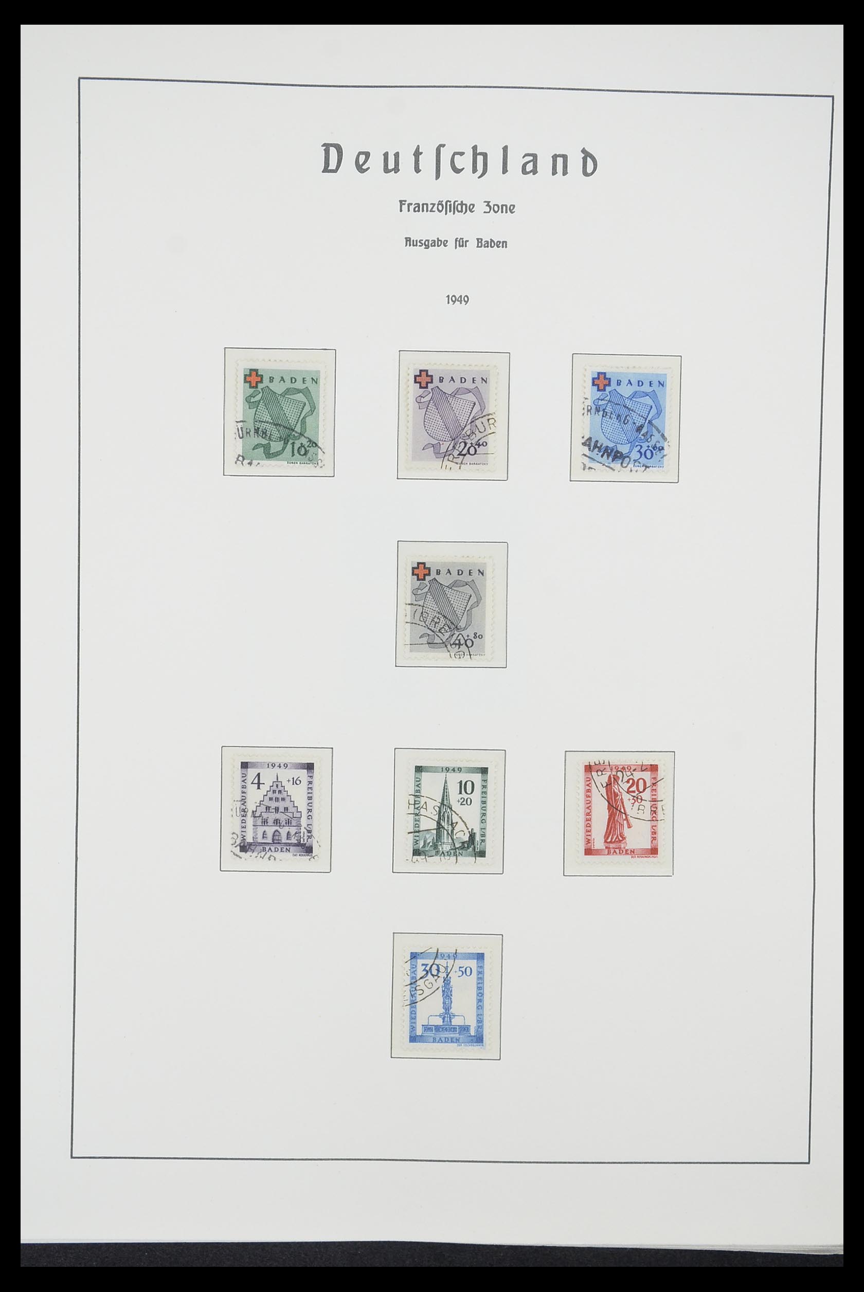 33221 009 - Stamp collection 33221 Allied Zone 1945-1949.