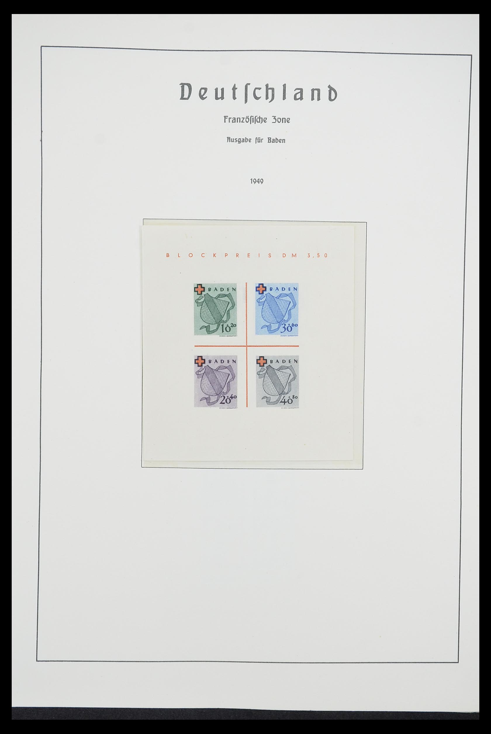 33221 010 - Postzegelverzameling 33221 Geallieerde Zone 1945-1949.