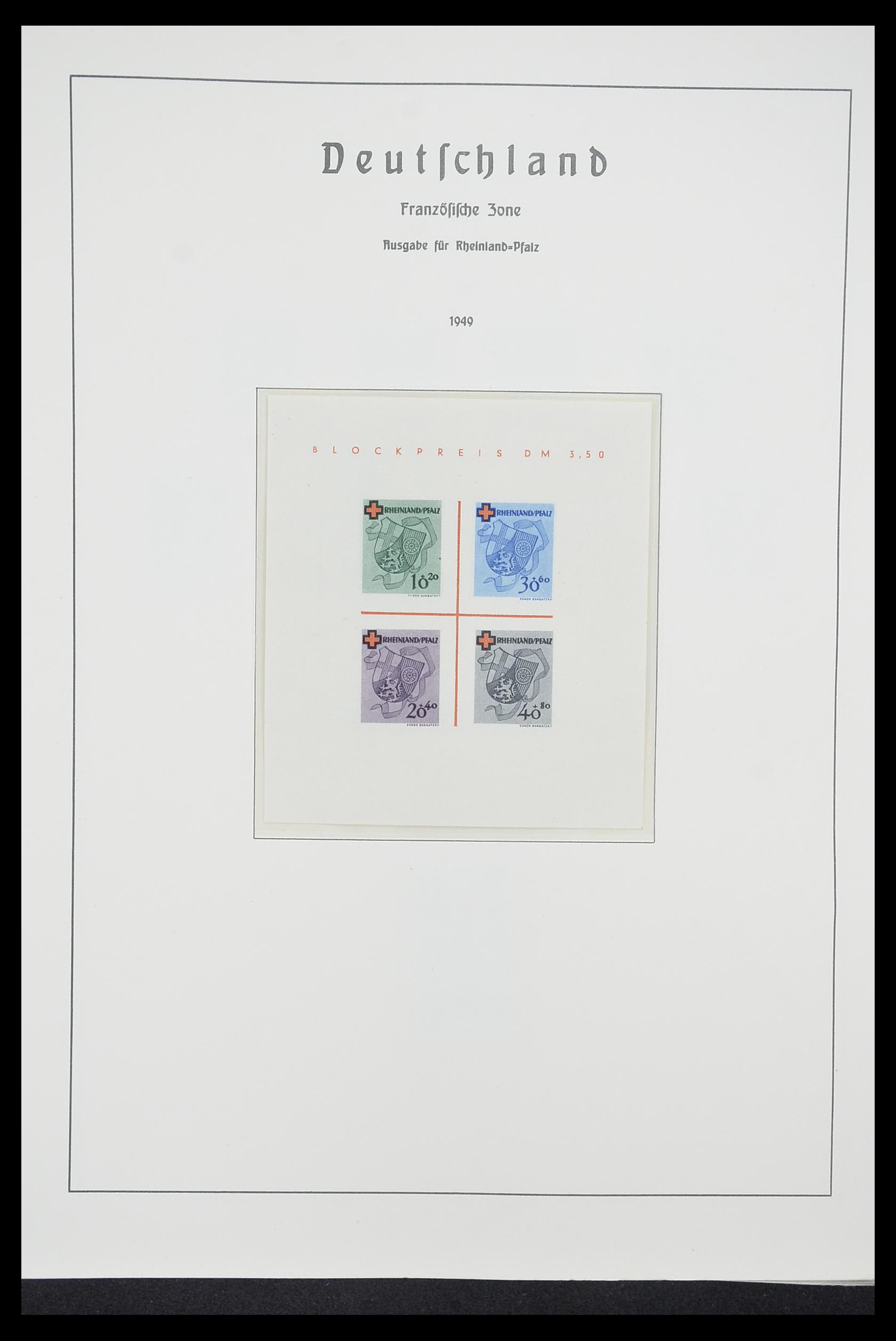 33221 019 - Postzegelverzameling 33221 Geallieerde Zone 1945-1949.
