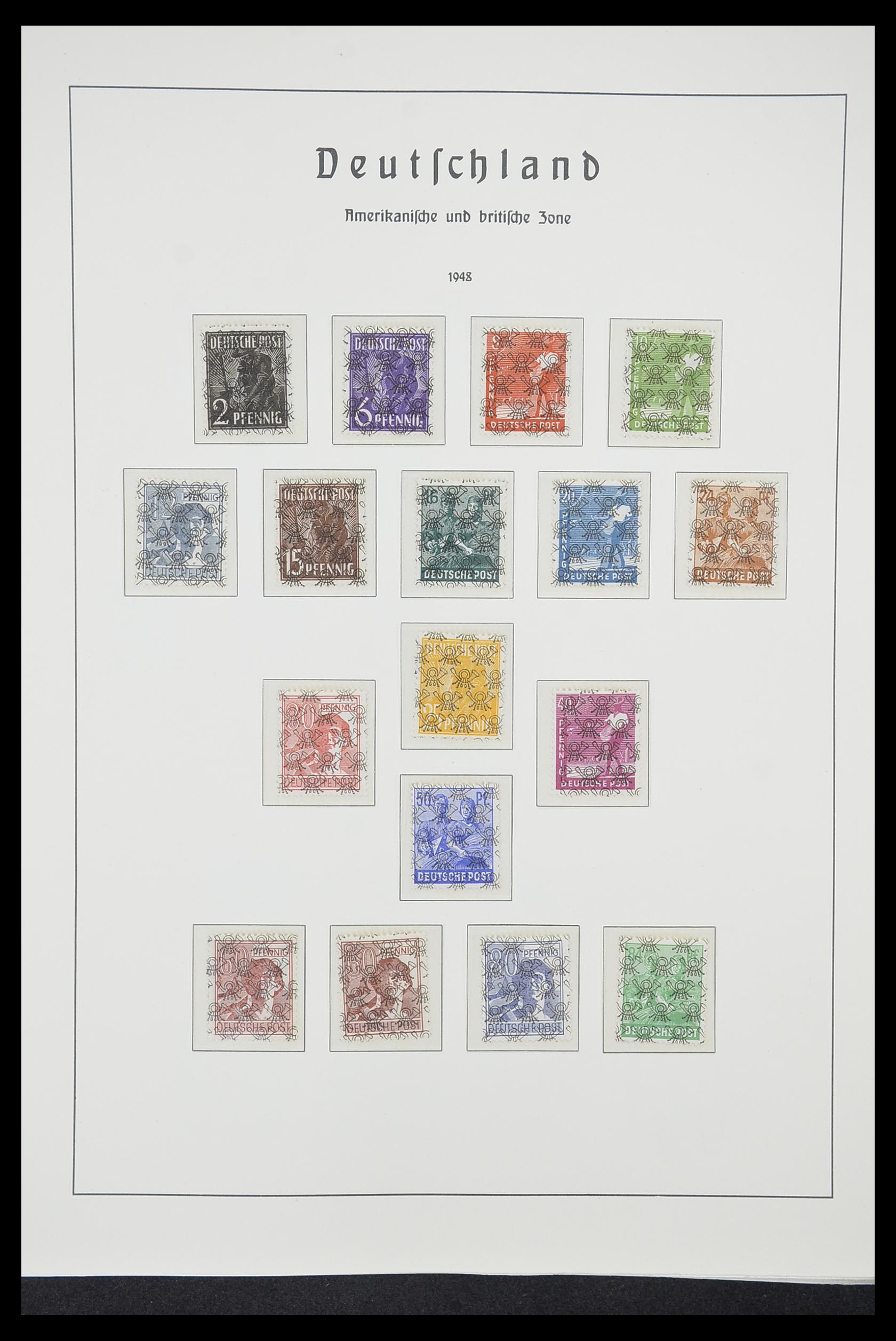 33221 029 - Postzegelverzameling 33221 Geallieerde Zone 1945-1949.