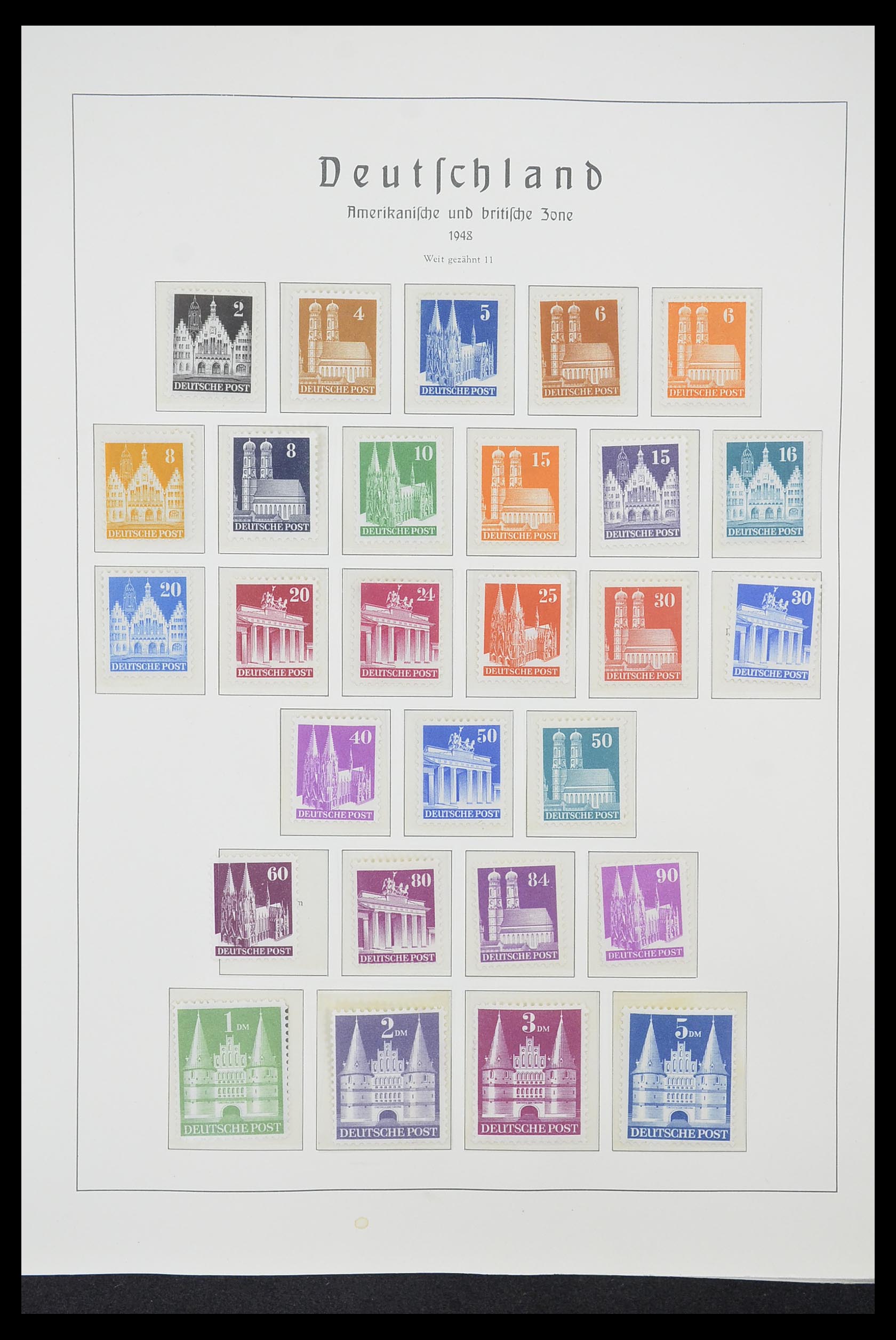 33221 030 - Stamp collection 33221 Allied Zone 1945-1949.