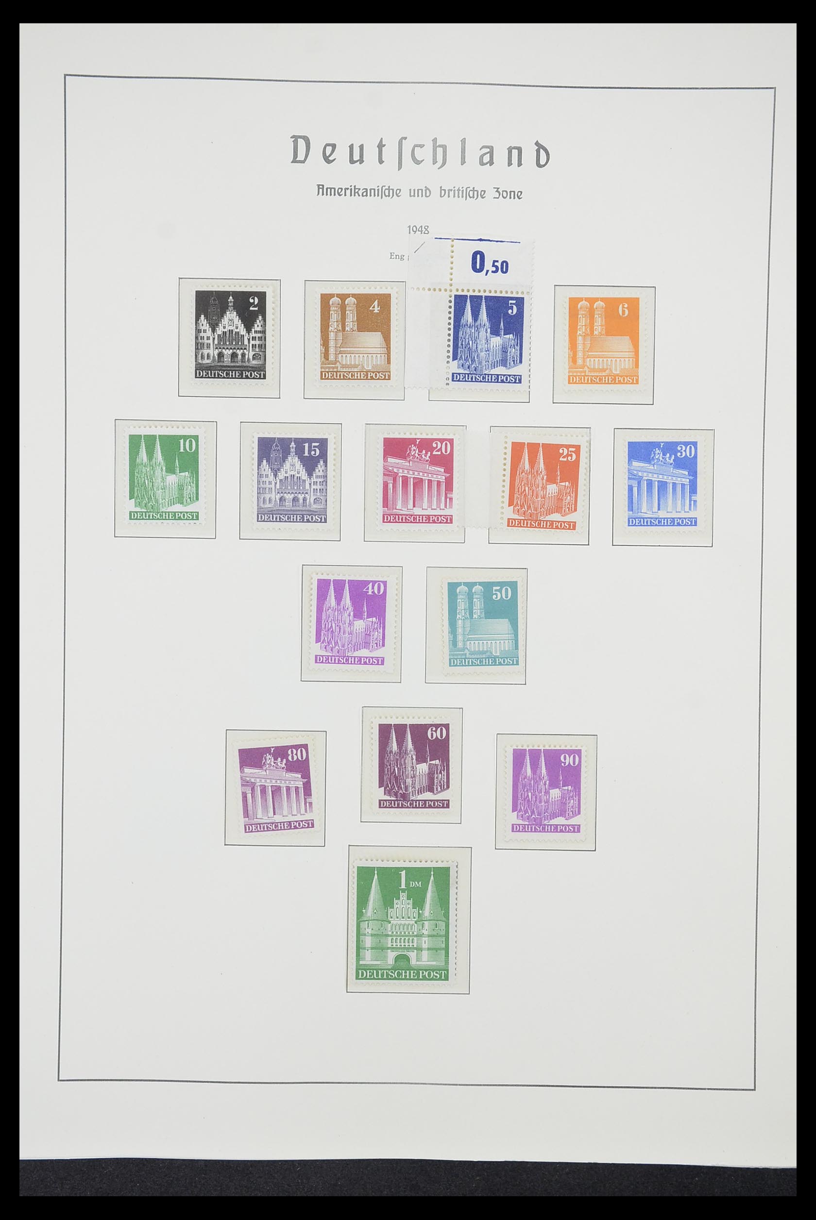 33221 031 - Stamp collection 33221 Allied Zone 1945-1949.