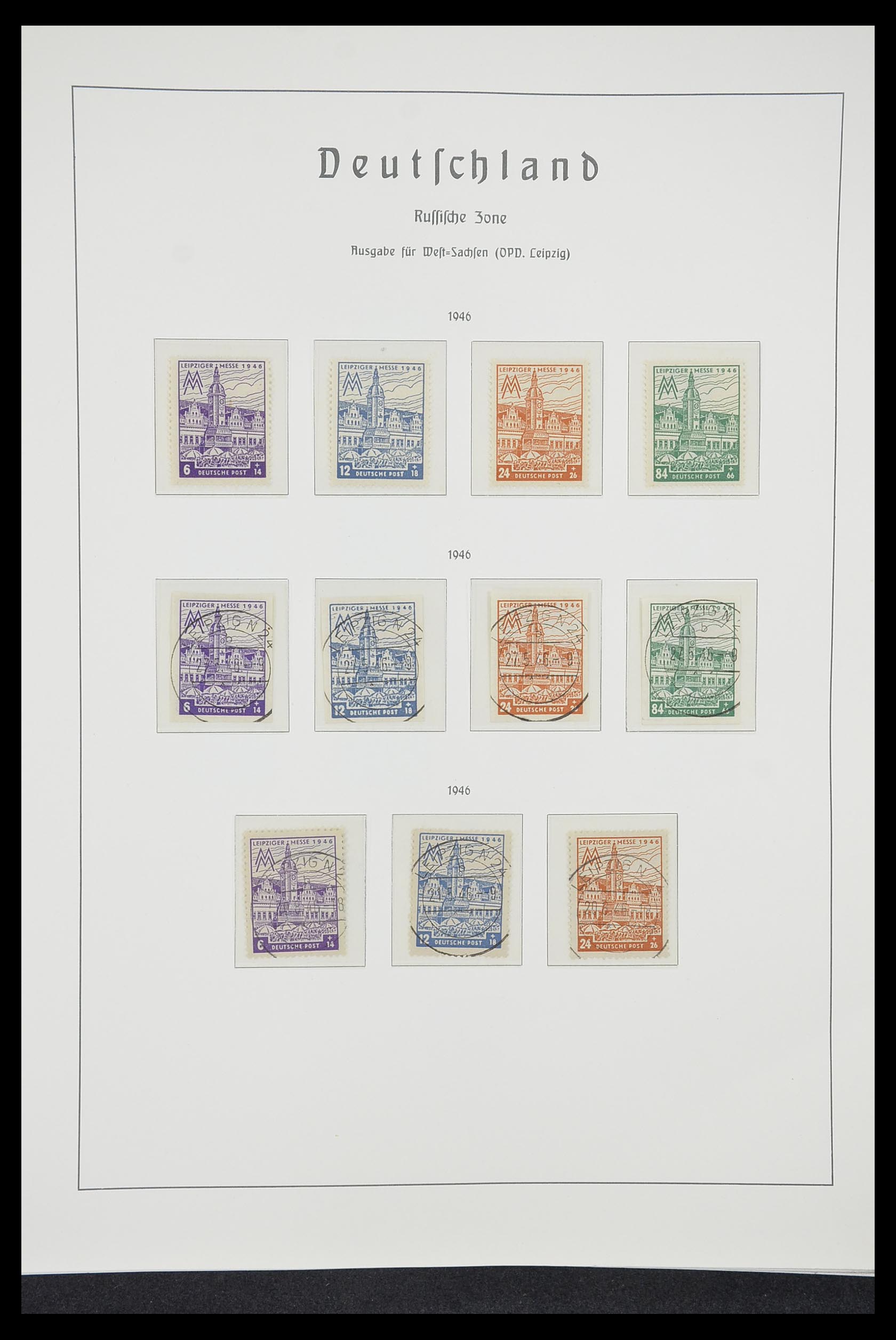33221 049 - Postzegelverzameling 33221 Geallieerde Zone 1945-1949.