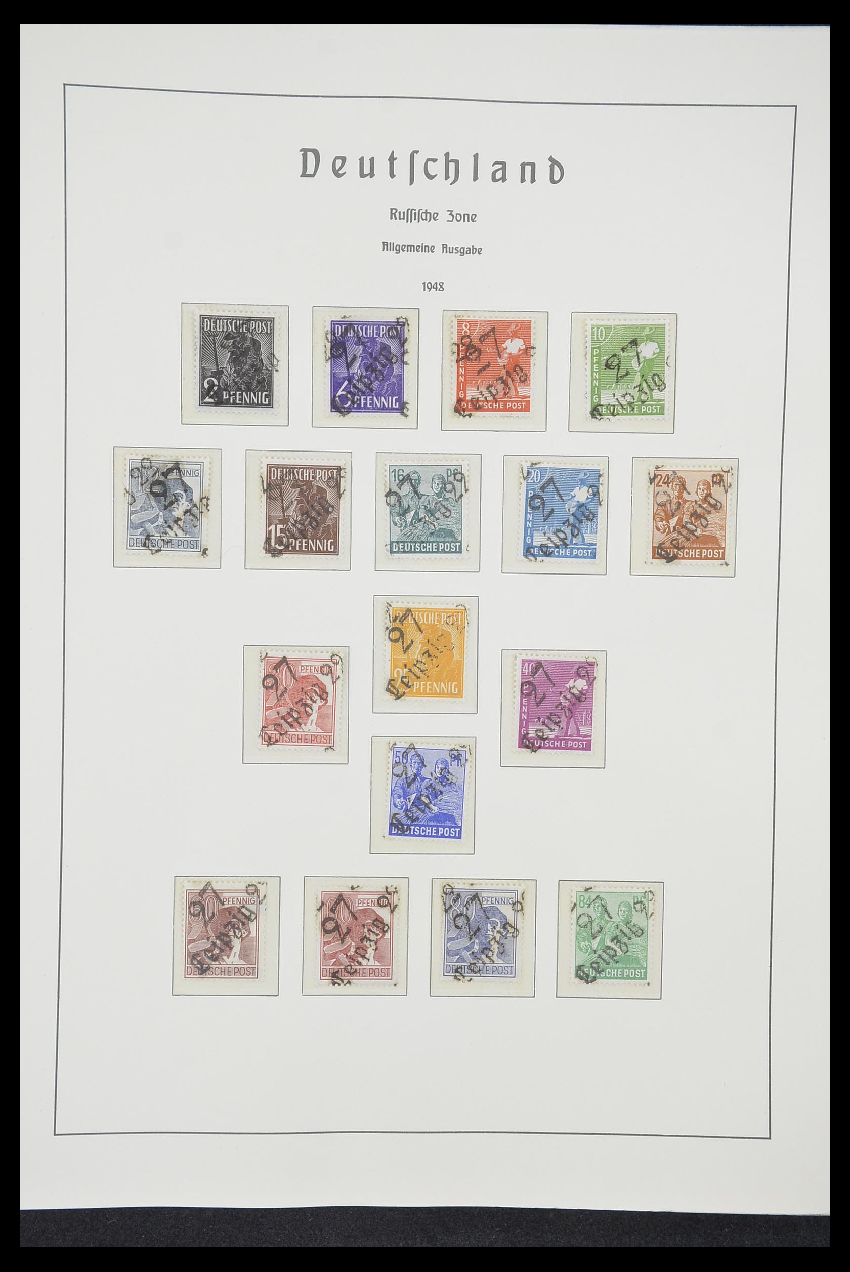 33221 059 - Postzegelverzameling 33221 Geallieerde Zone 1945-1949.