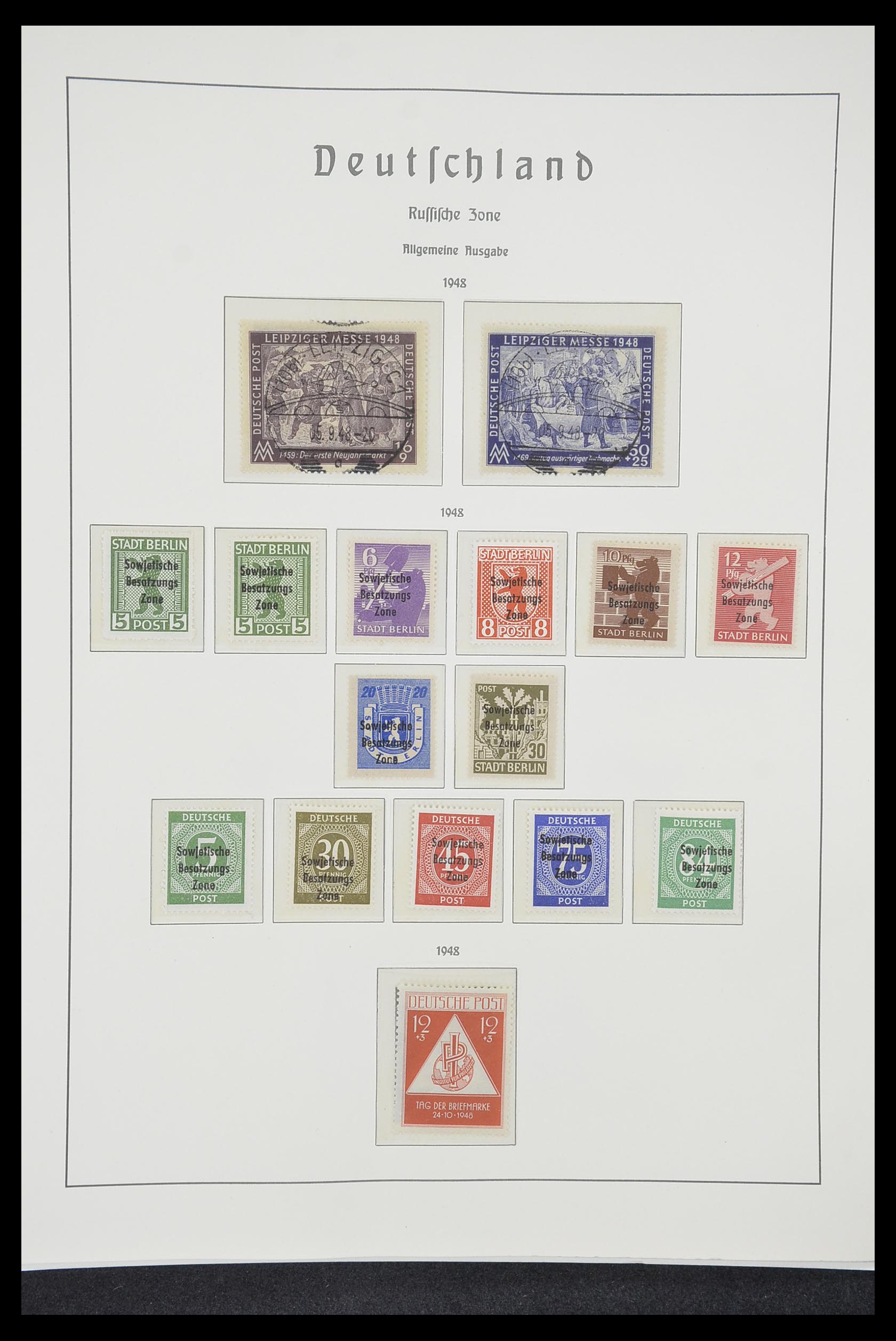 33221 061 - Postzegelverzameling 33221 Geallieerde Zone 1945-1949.