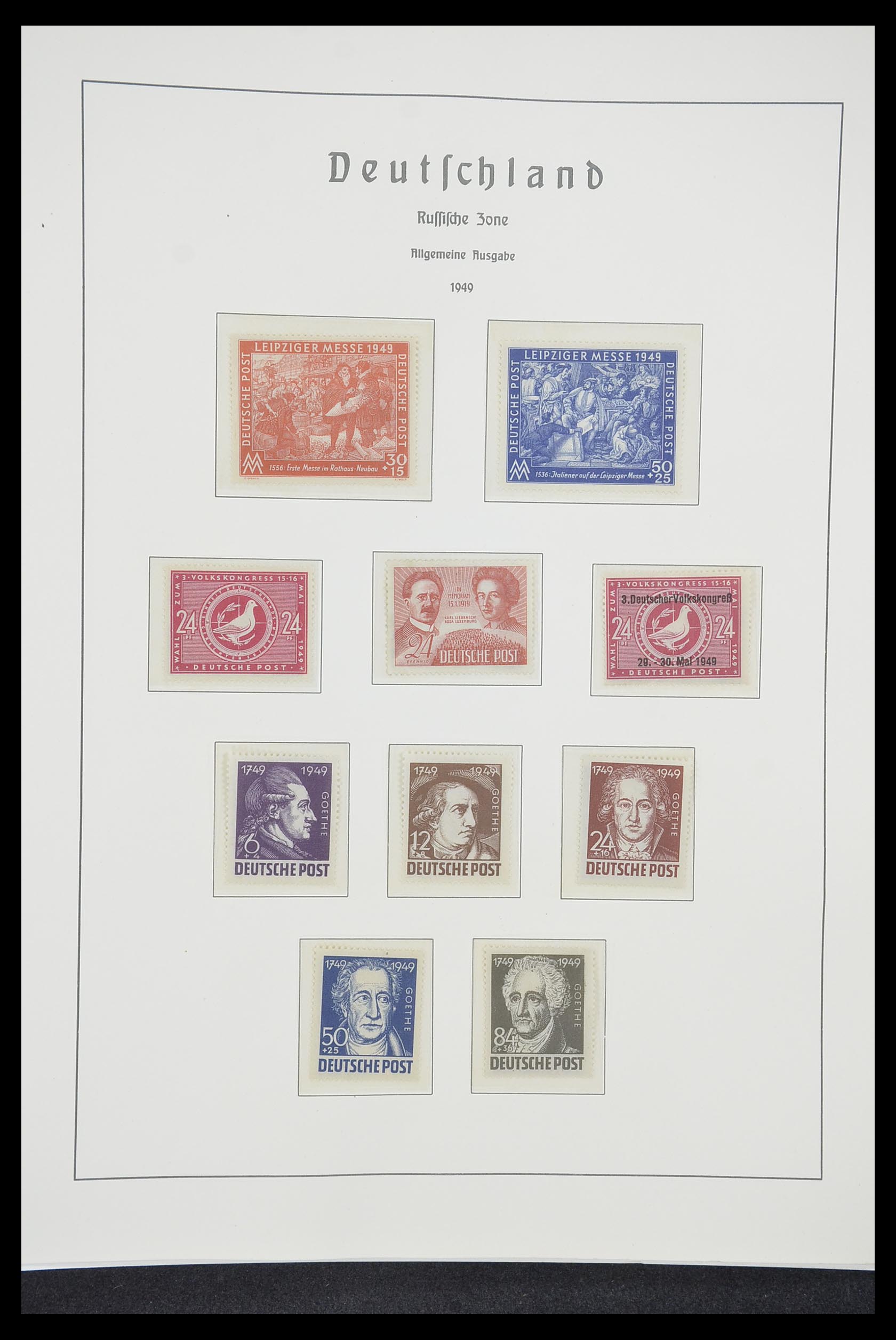 33221 062 - Postzegelverzameling 33221 Geallieerde Zone 1945-1949.