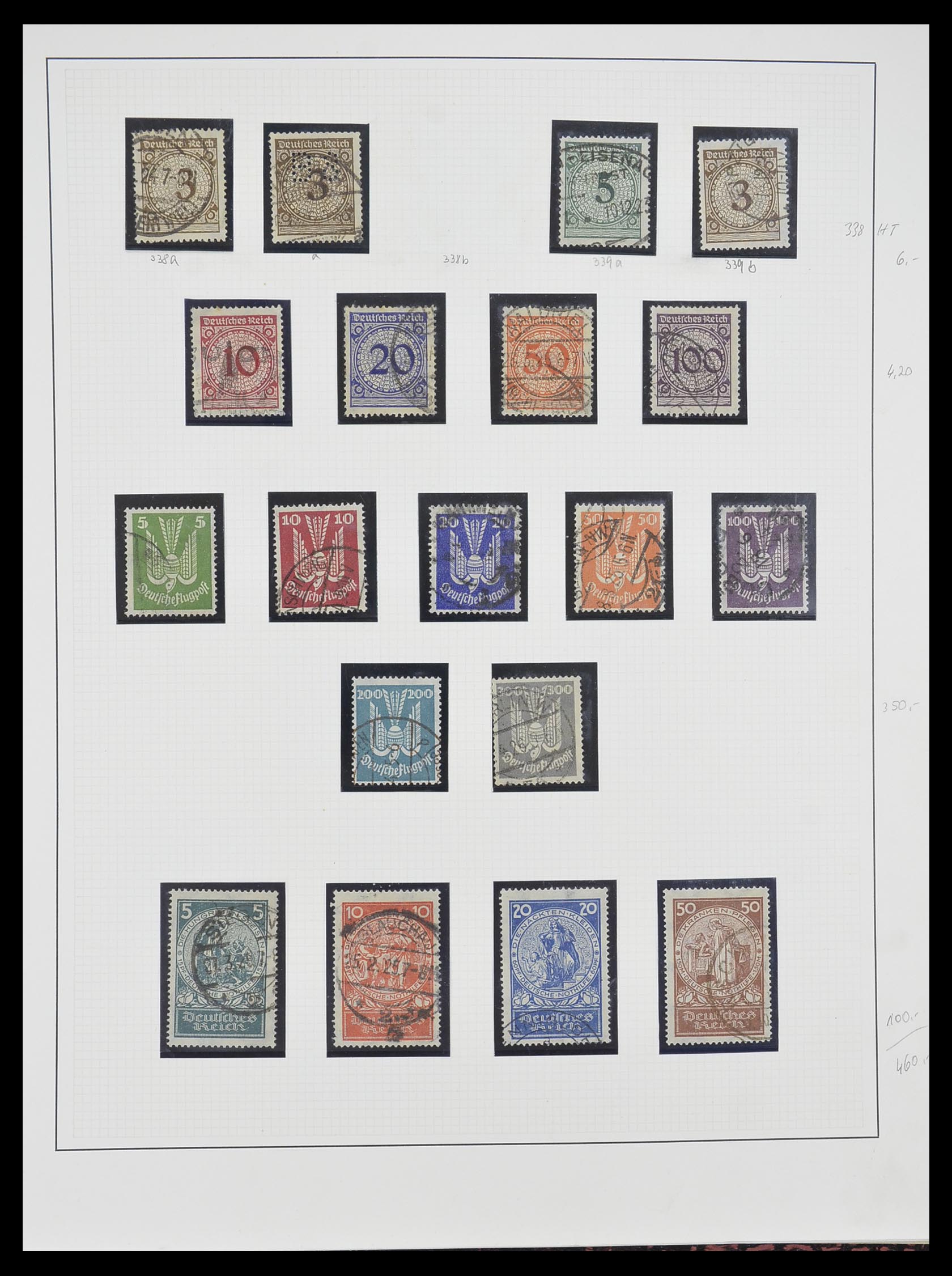 33222 001 - Stamp collection 33222 German Reich 1923-1945.