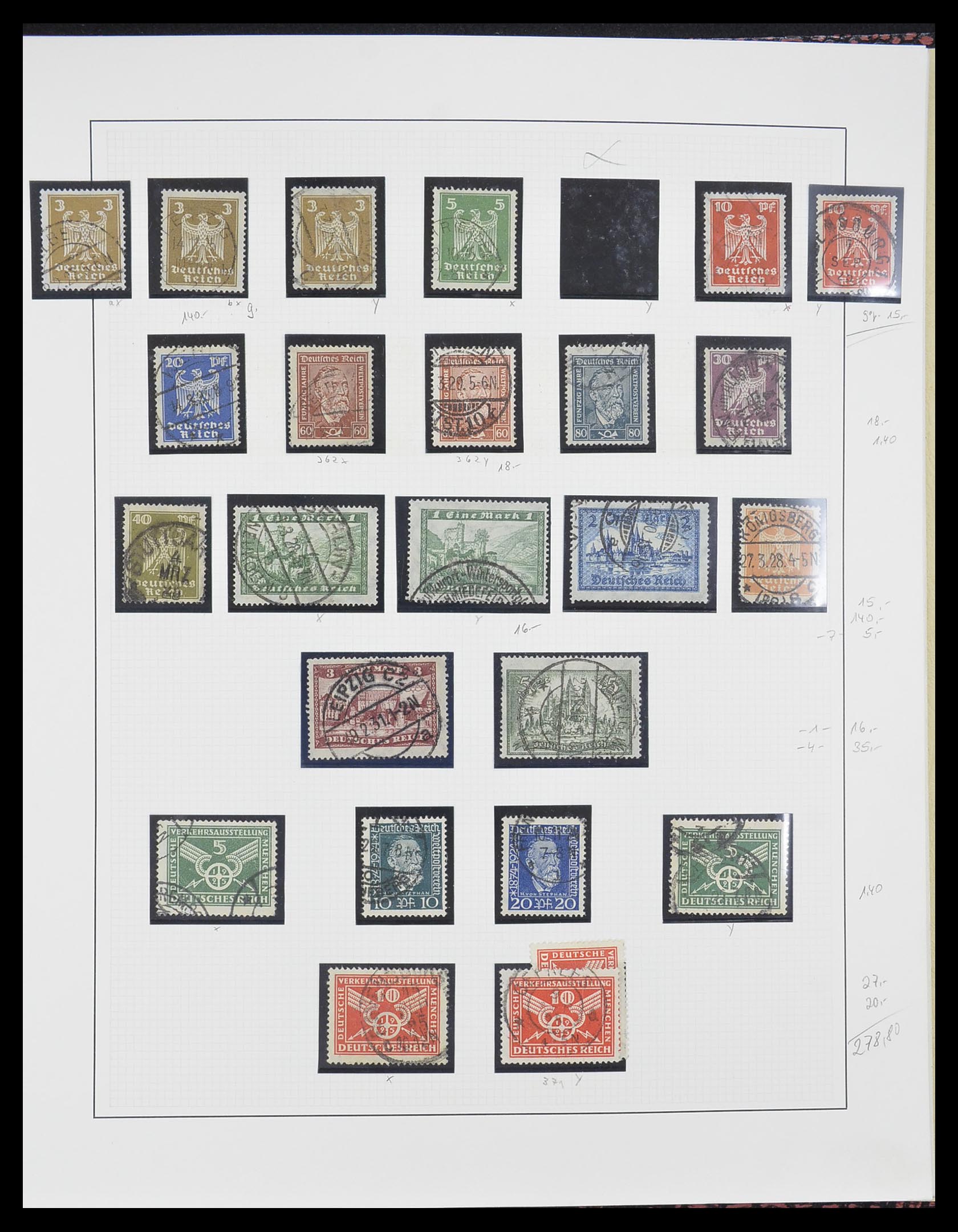 33222 002 - Stamp collection 33222 German Reich 1923-1945.