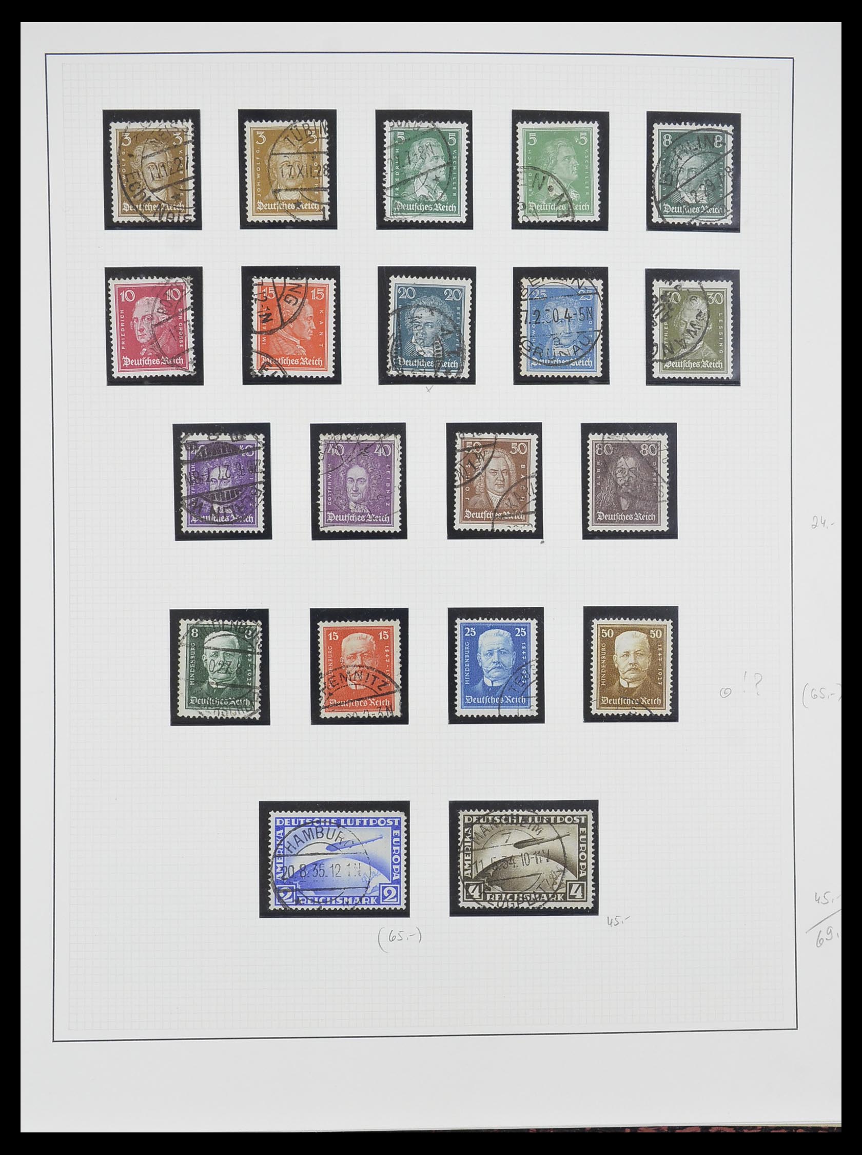 33222 004 - Stamp collection 33222 German Reich 1923-1945.