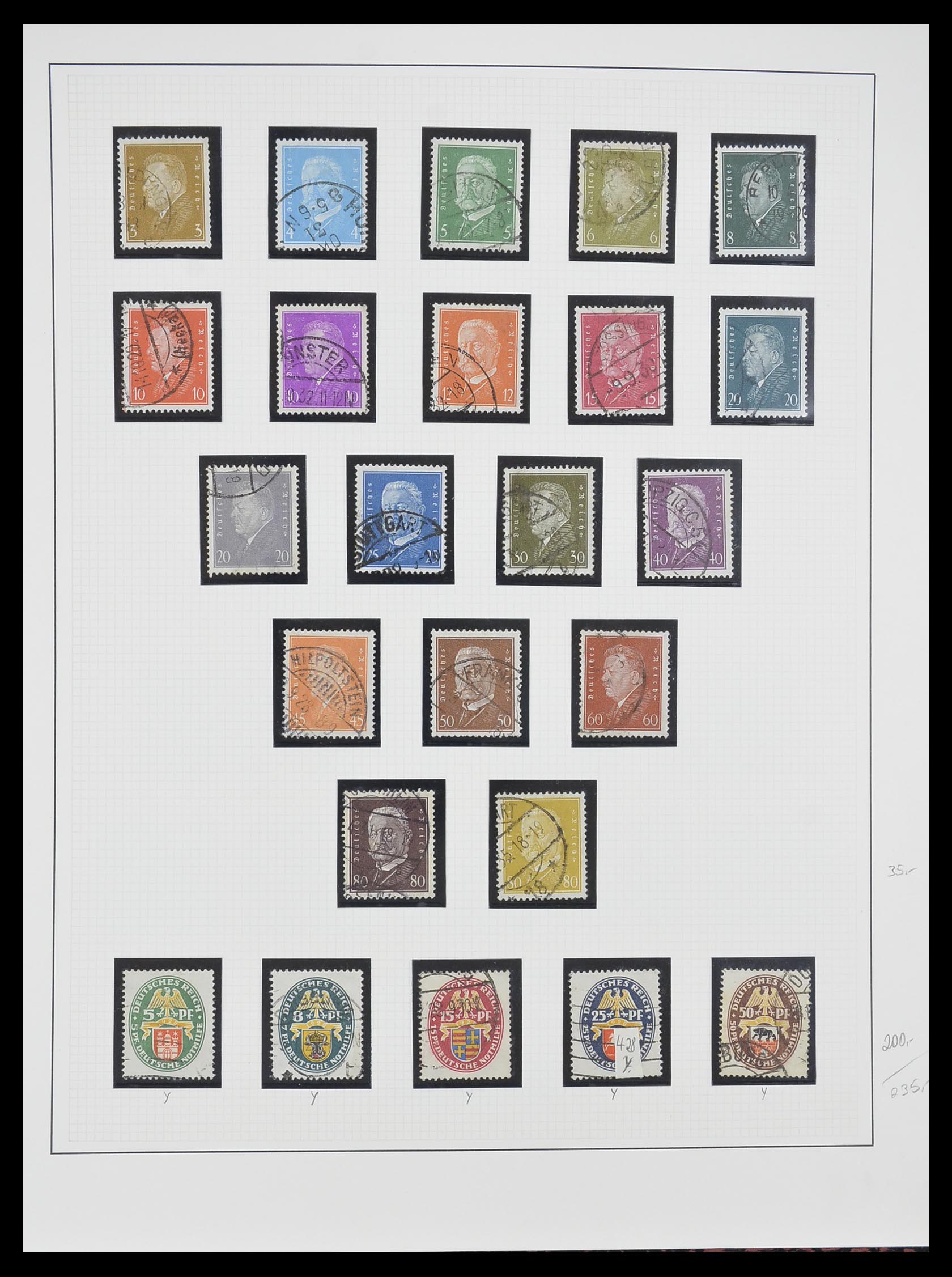 33222 005 - Stamp collection 33222 German Reich 1923-1945.