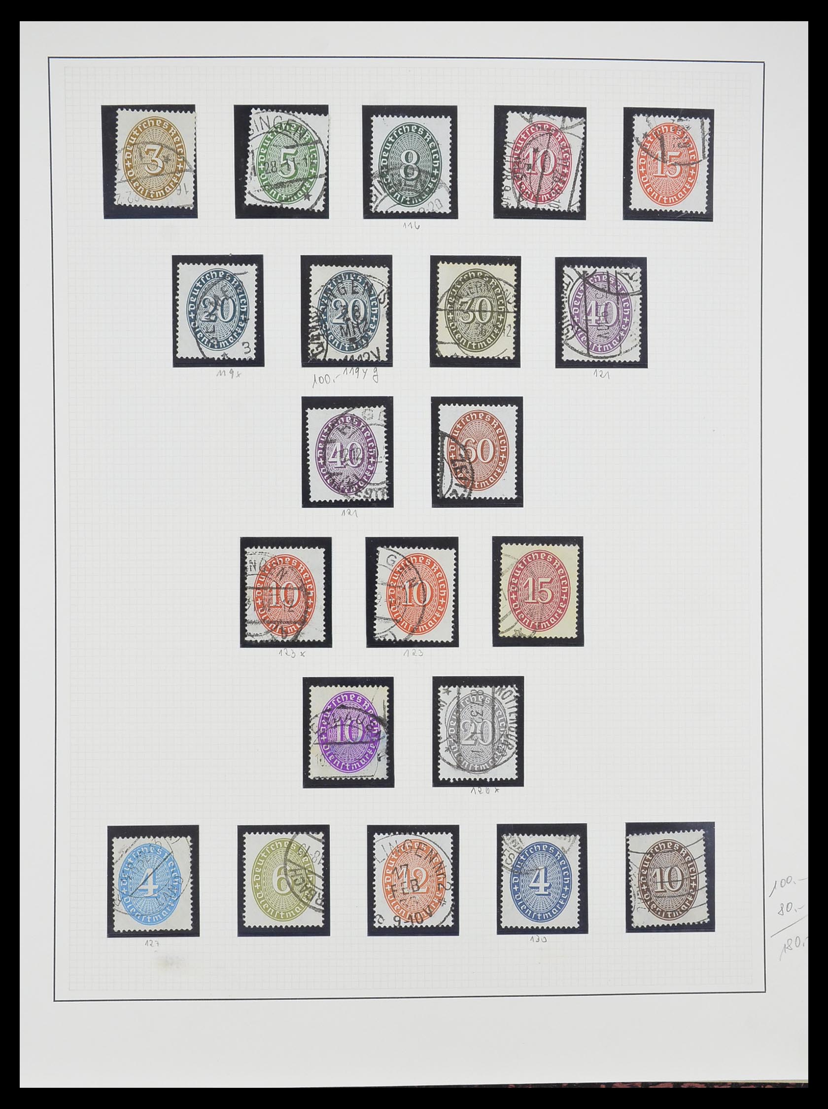 33222 010 - Stamp collection 33222 German Reich 1923-1945.