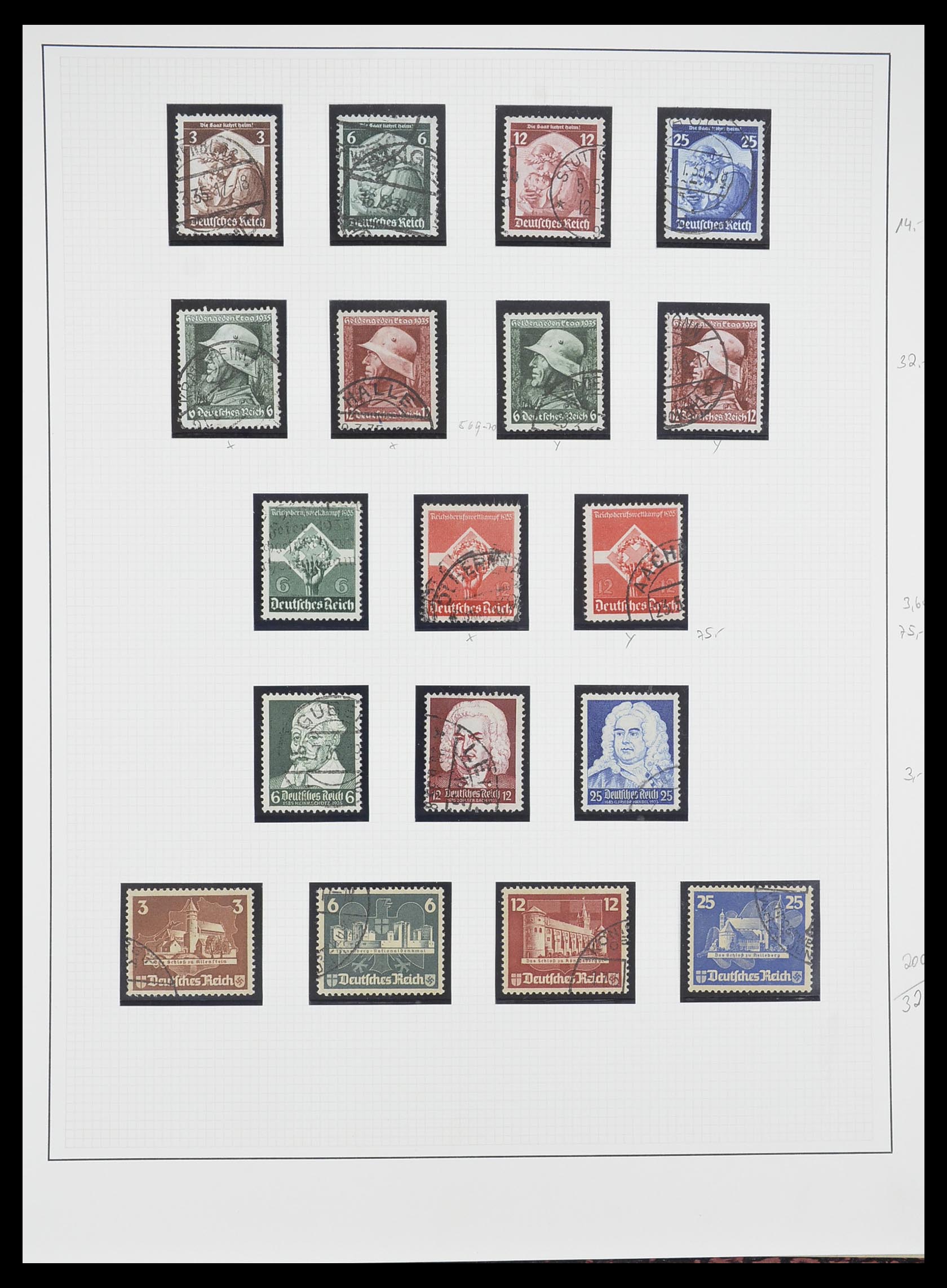 33222 016 - Stamp collection 33222 German Reich 1923-1945.