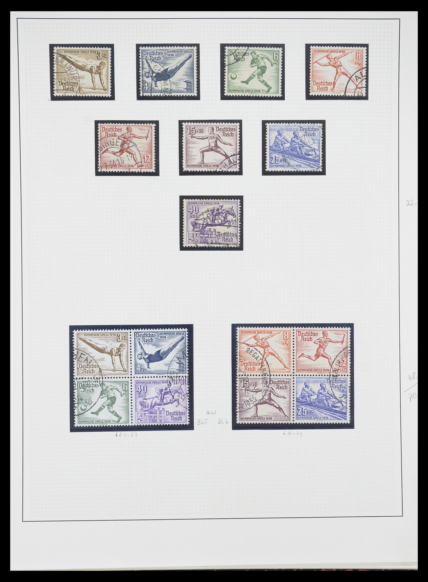 33222 020 - Stamp collection 33222 German Reich 1923-1945.
