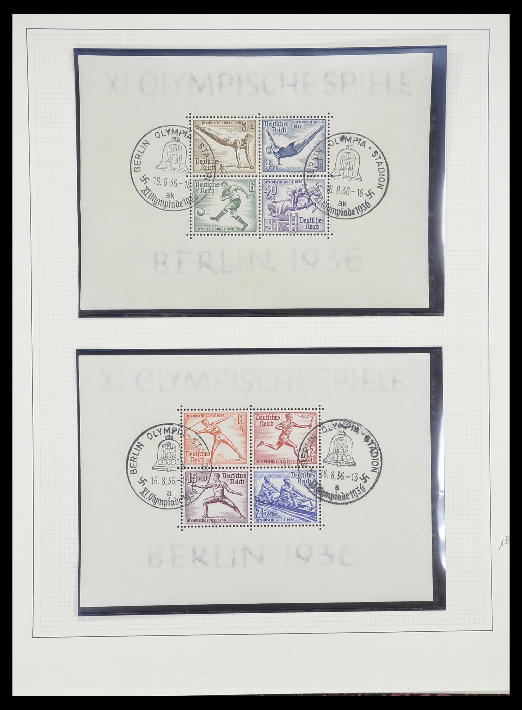 33222 021 - Stamp collection 33222 German Reich 1923-1945.