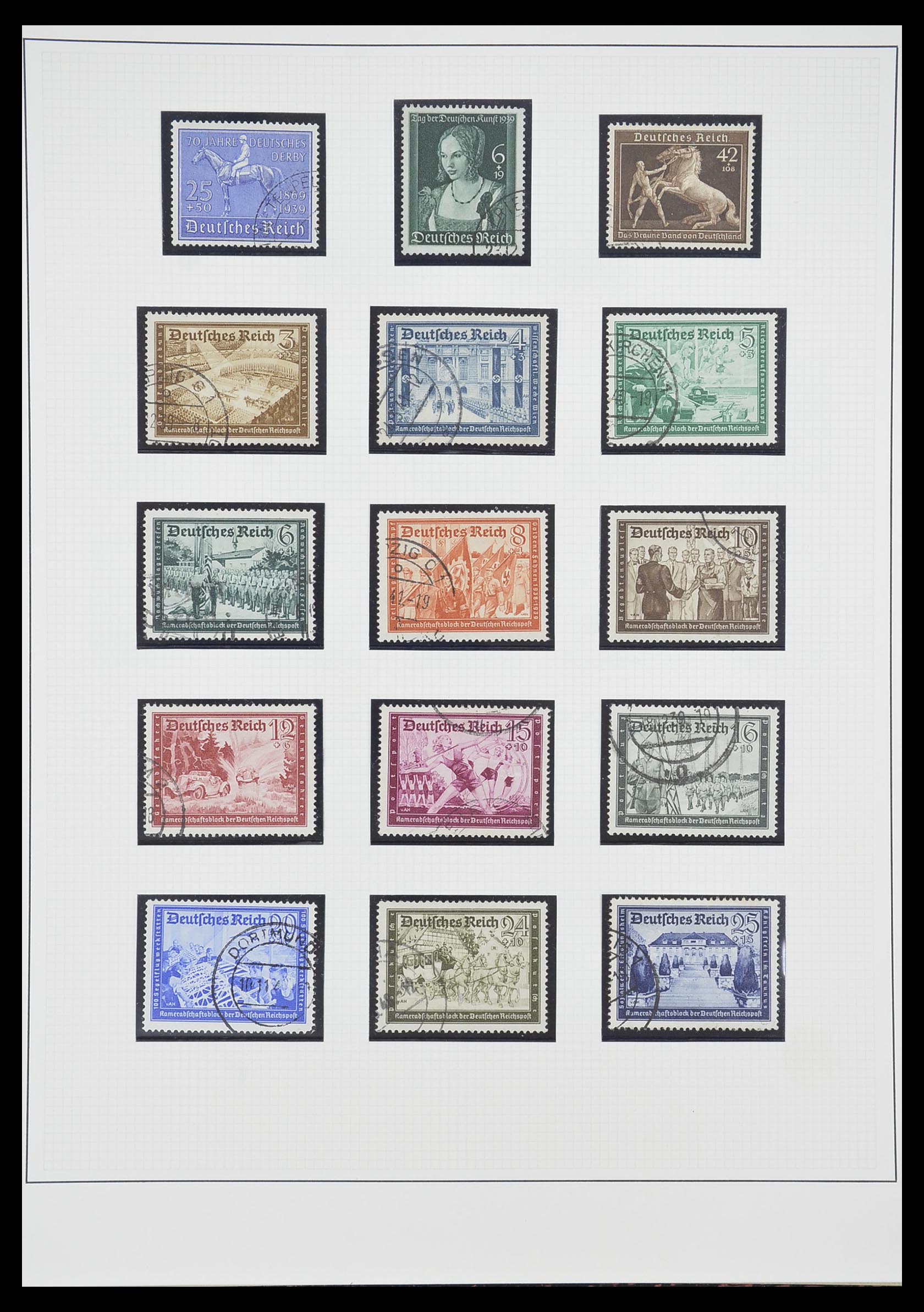 33222 028 - Stamp collection 33222 German Reich 1923-1945.