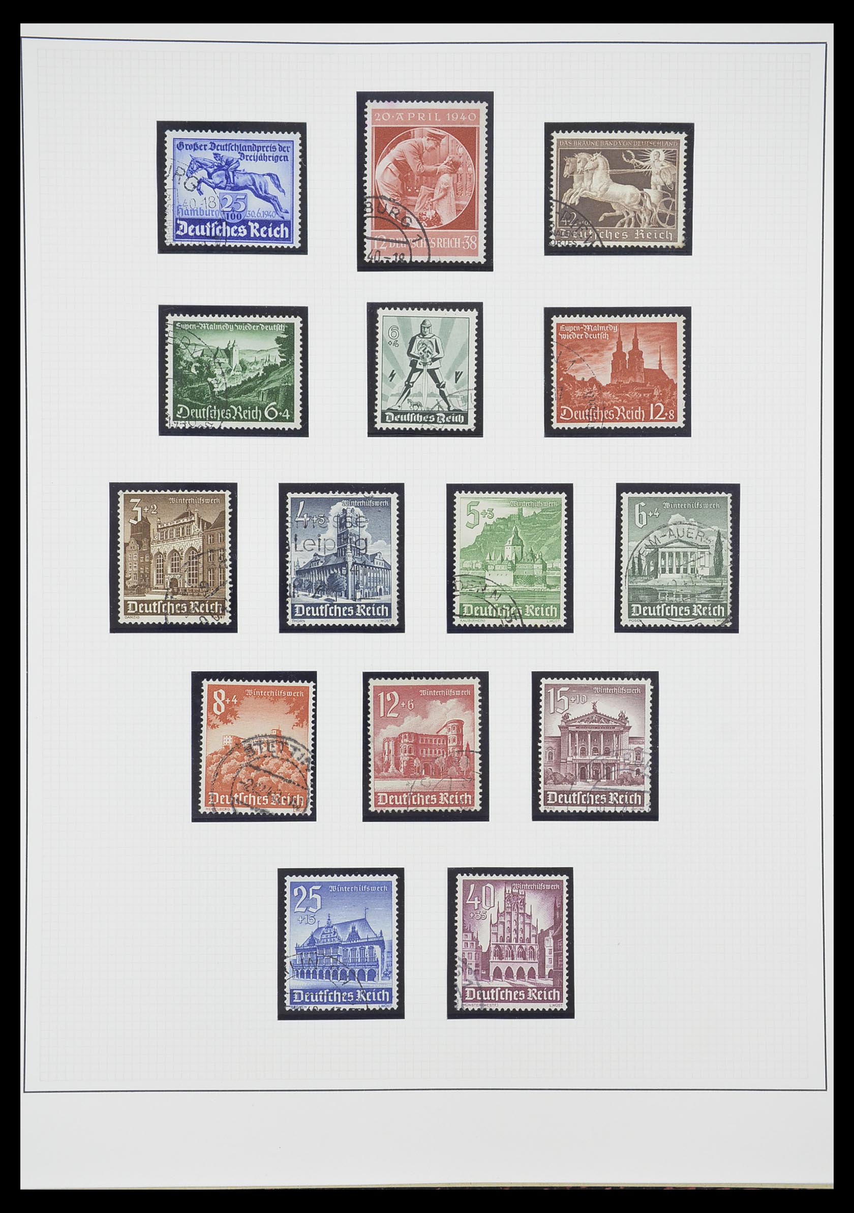 33222 031 - Stamp collection 33222 German Reich 1923-1945.