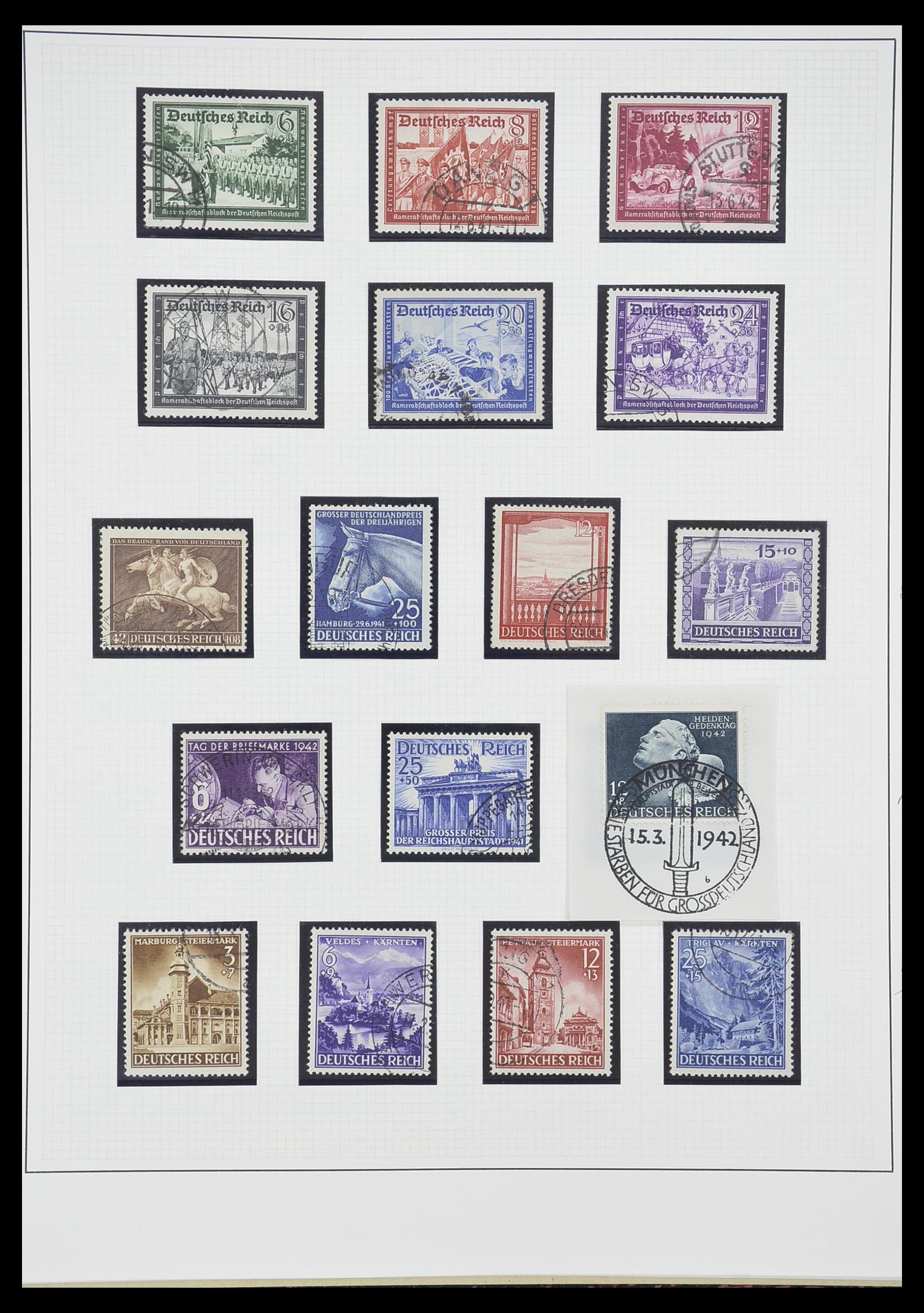 33222 033 - Stamp collection 33222 German Reich 1923-1945.