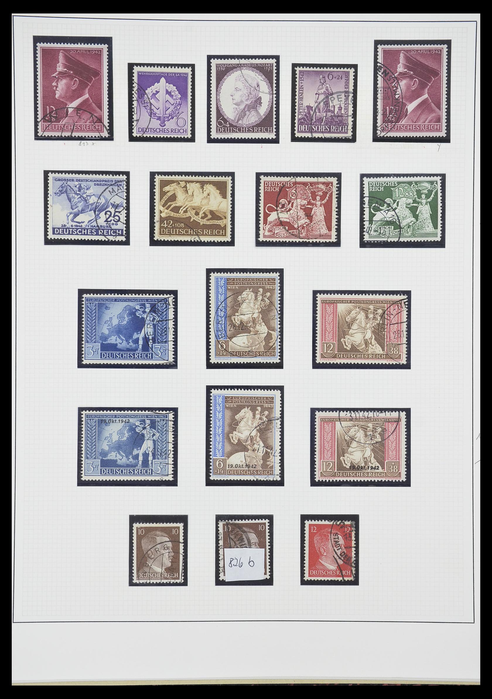 33222 035 - Stamp collection 33222 German Reich 1923-1945.