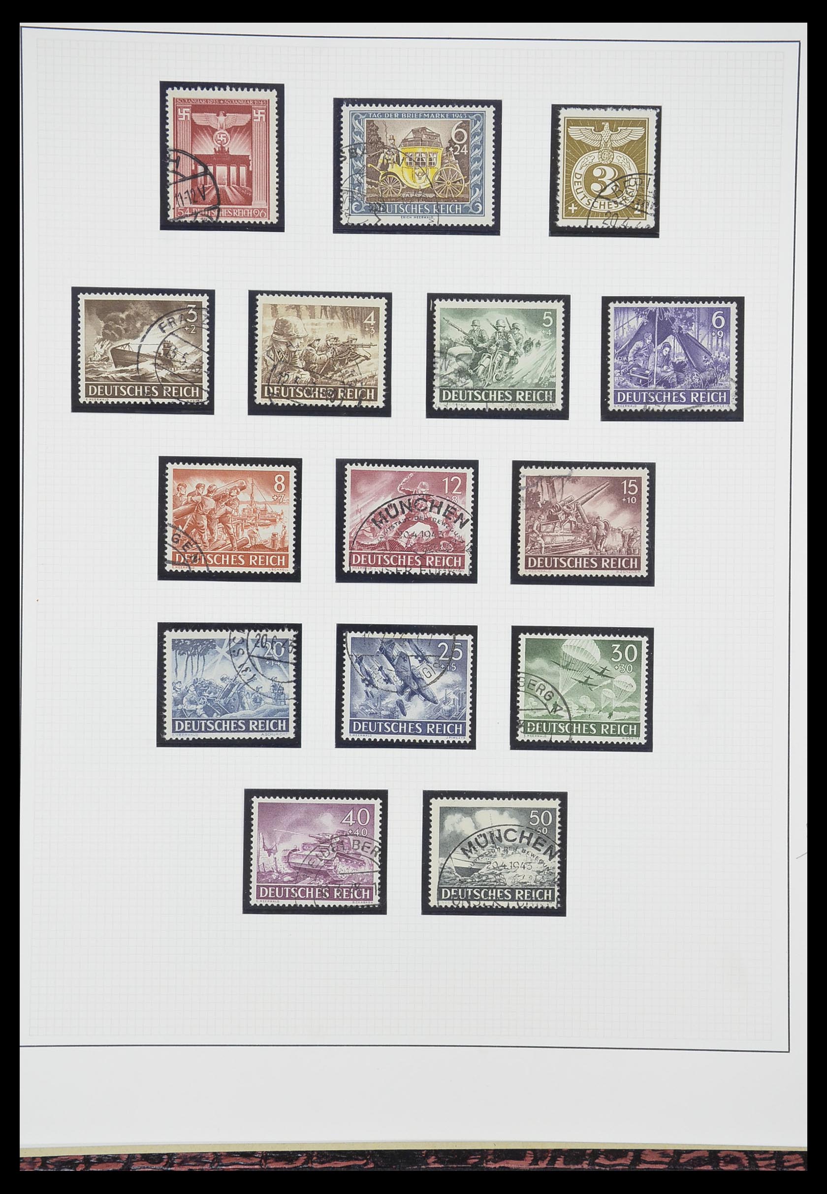33222 036 - Stamp collection 33222 German Reich 1923-1945.