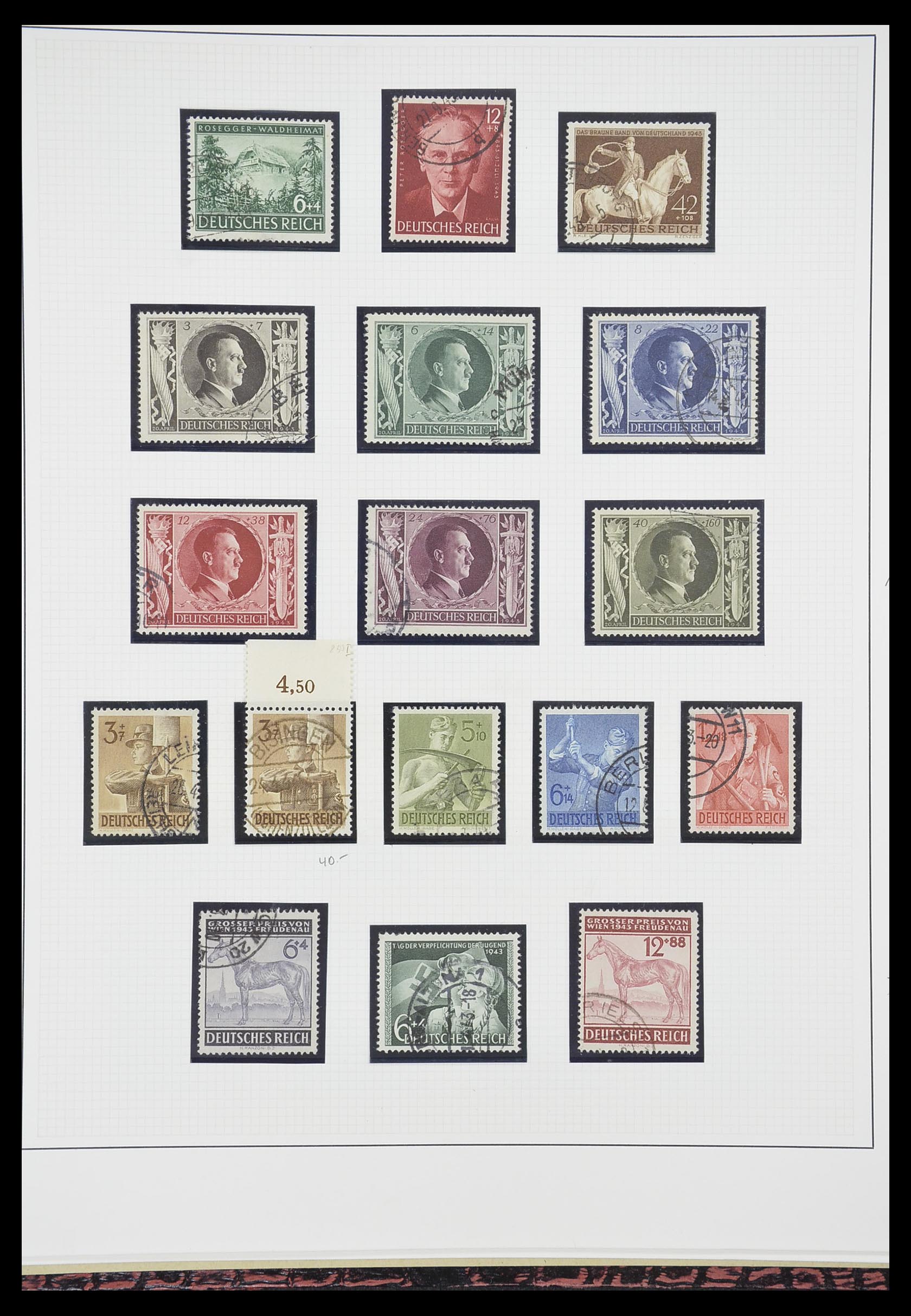 33222 037 - Stamp collection 33222 German Reich 1923-1945.