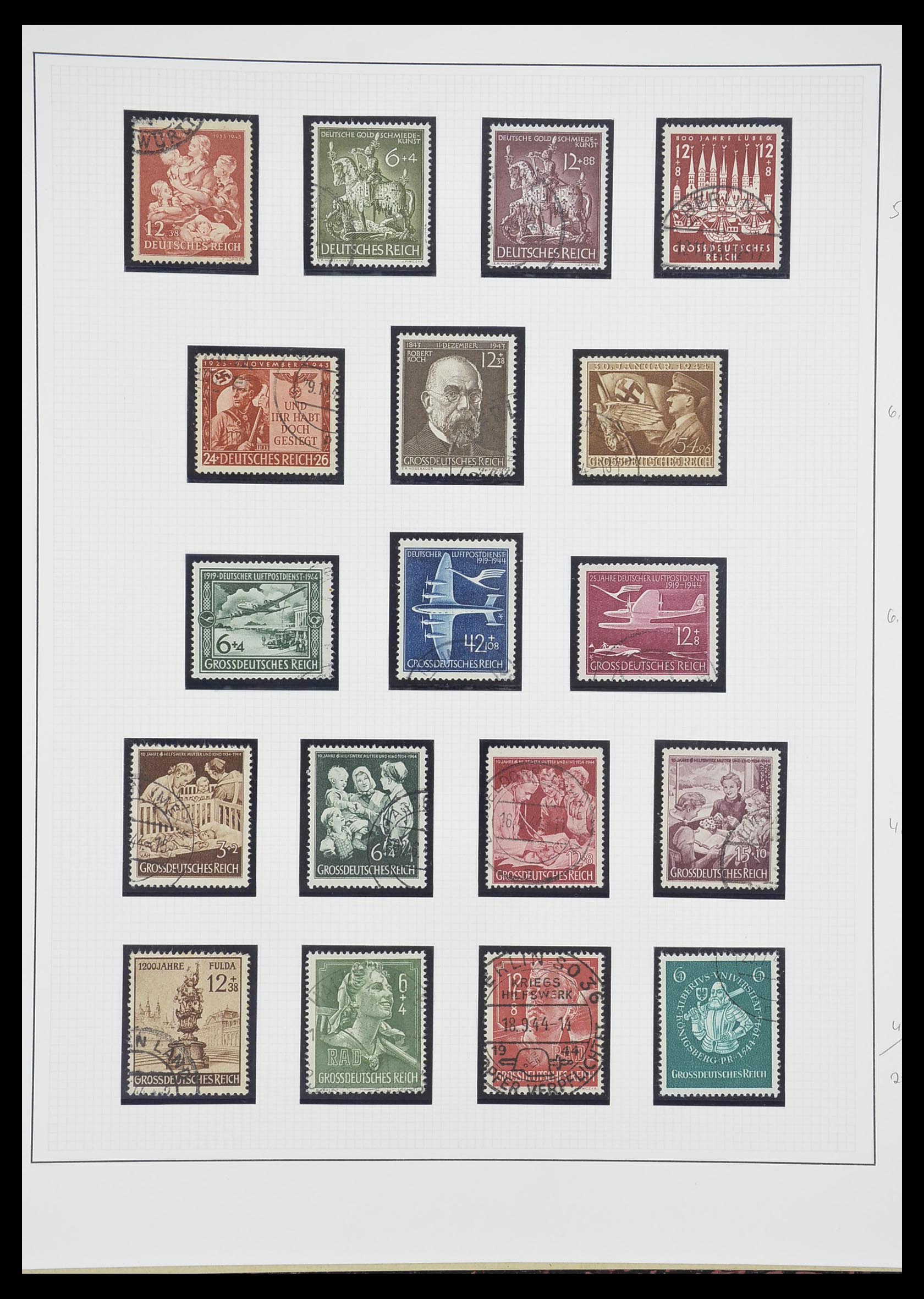 33222 038 - Stamp collection 33222 German Reich 1923-1945.