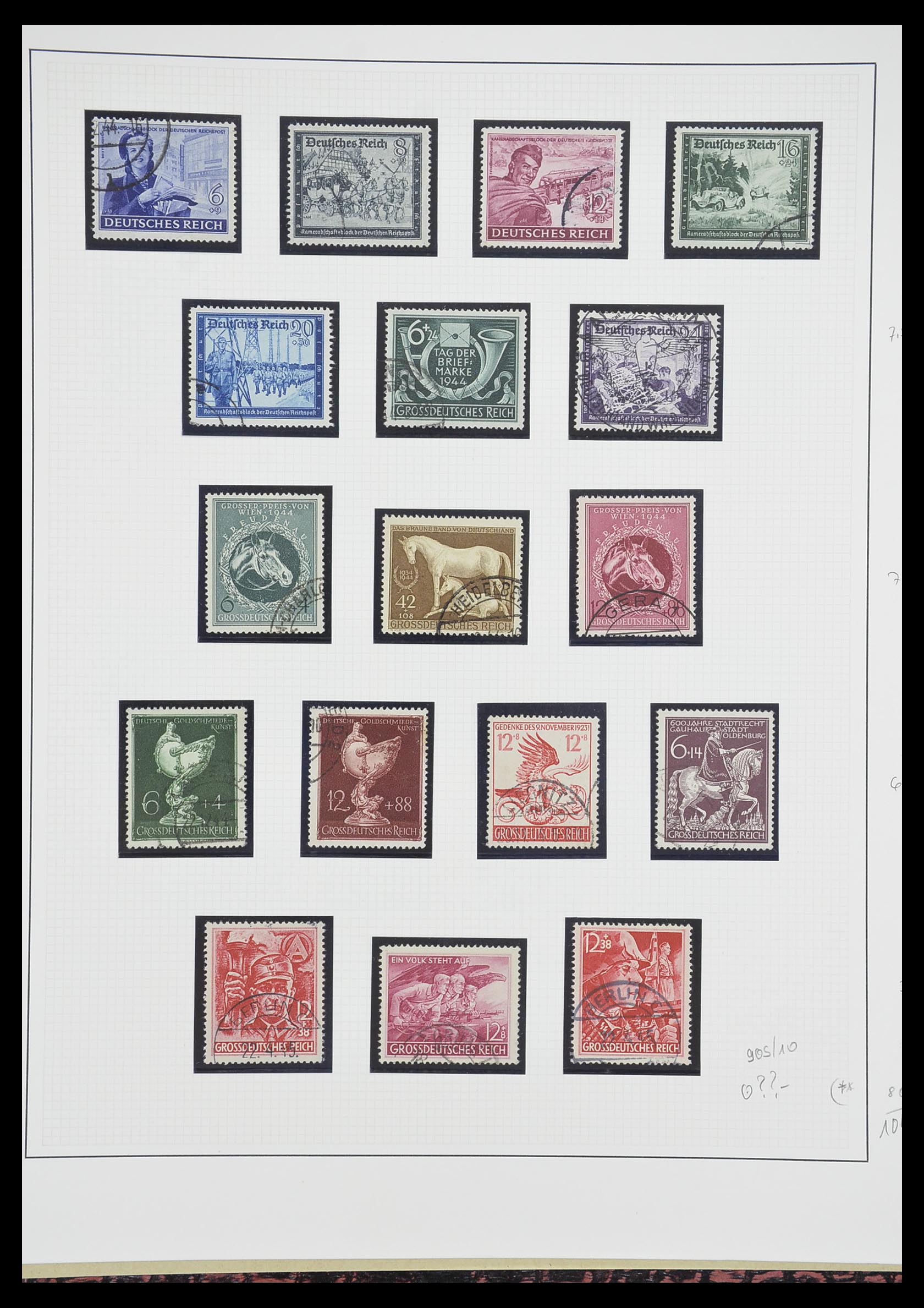 33222 040 - Stamp collection 33222 German Reich 1923-1945.