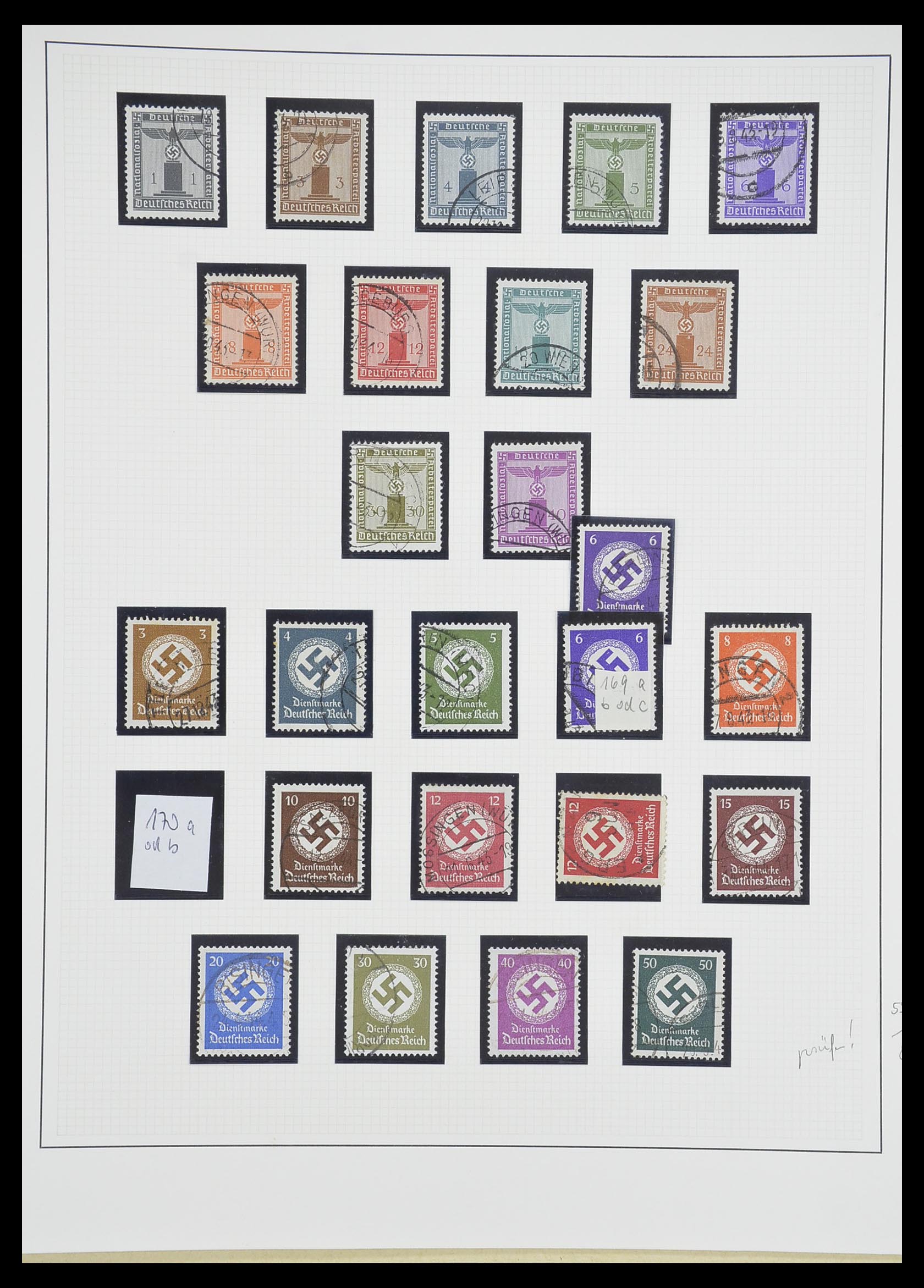 33222 042 - Stamp collection 33222 German Reich 1923-1945.