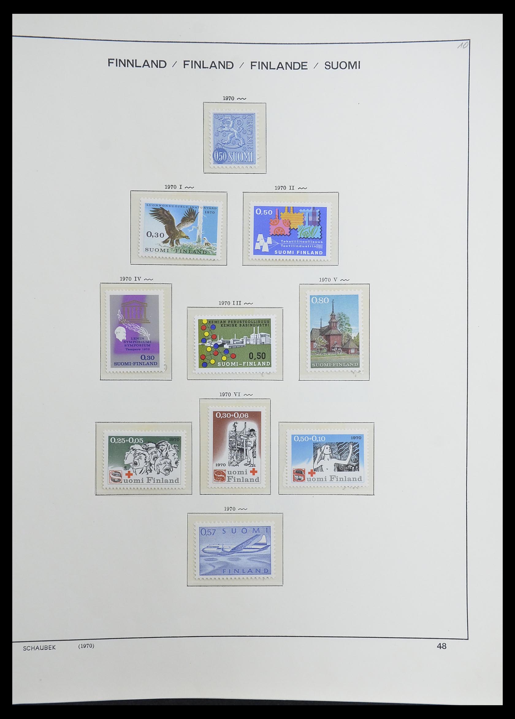 33226 060 - Postzegelverzameling 33226 Finland 1860-1996.