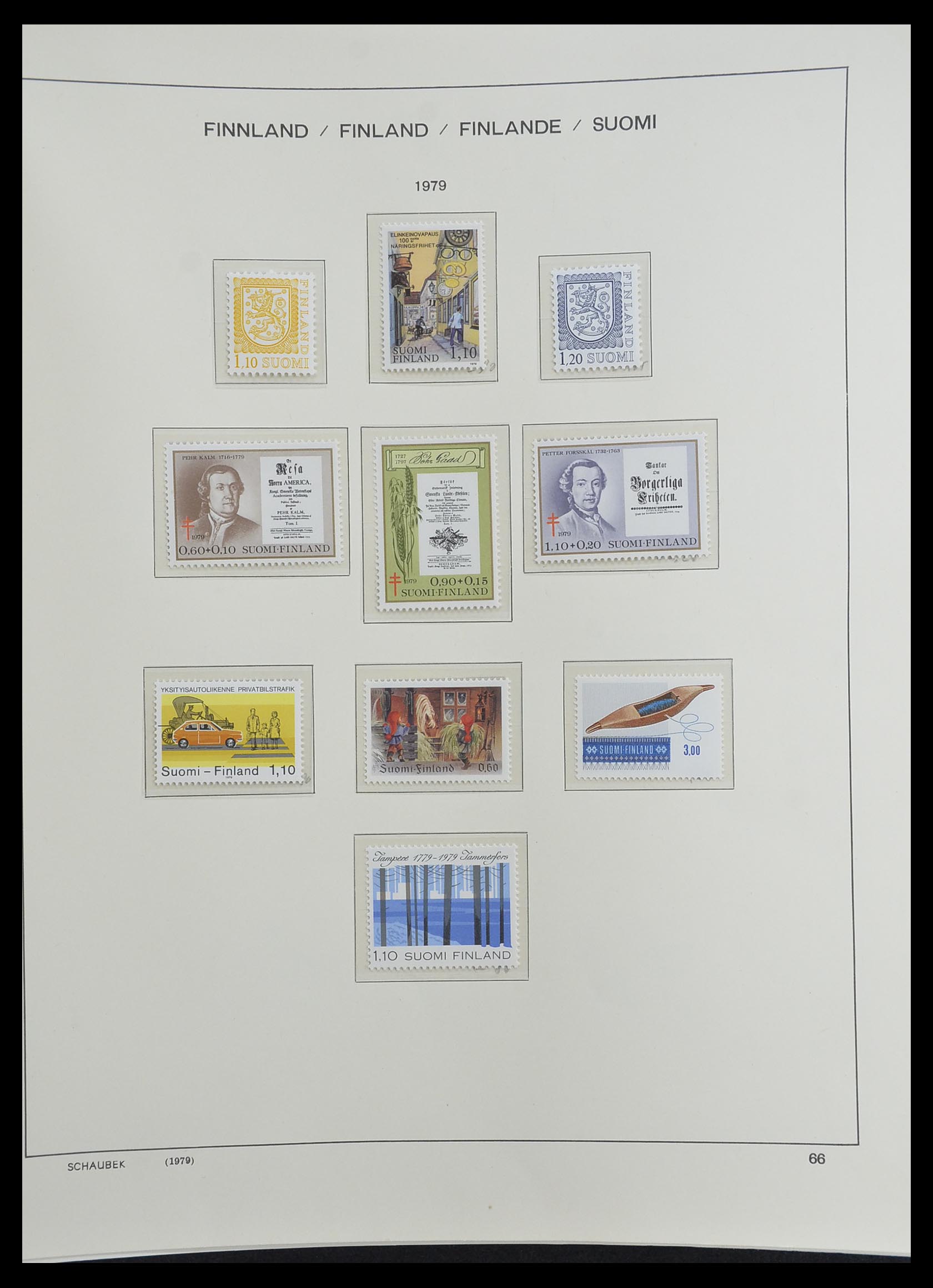 33226 084 - Postzegelverzameling 33226 Finland 1860-1996.