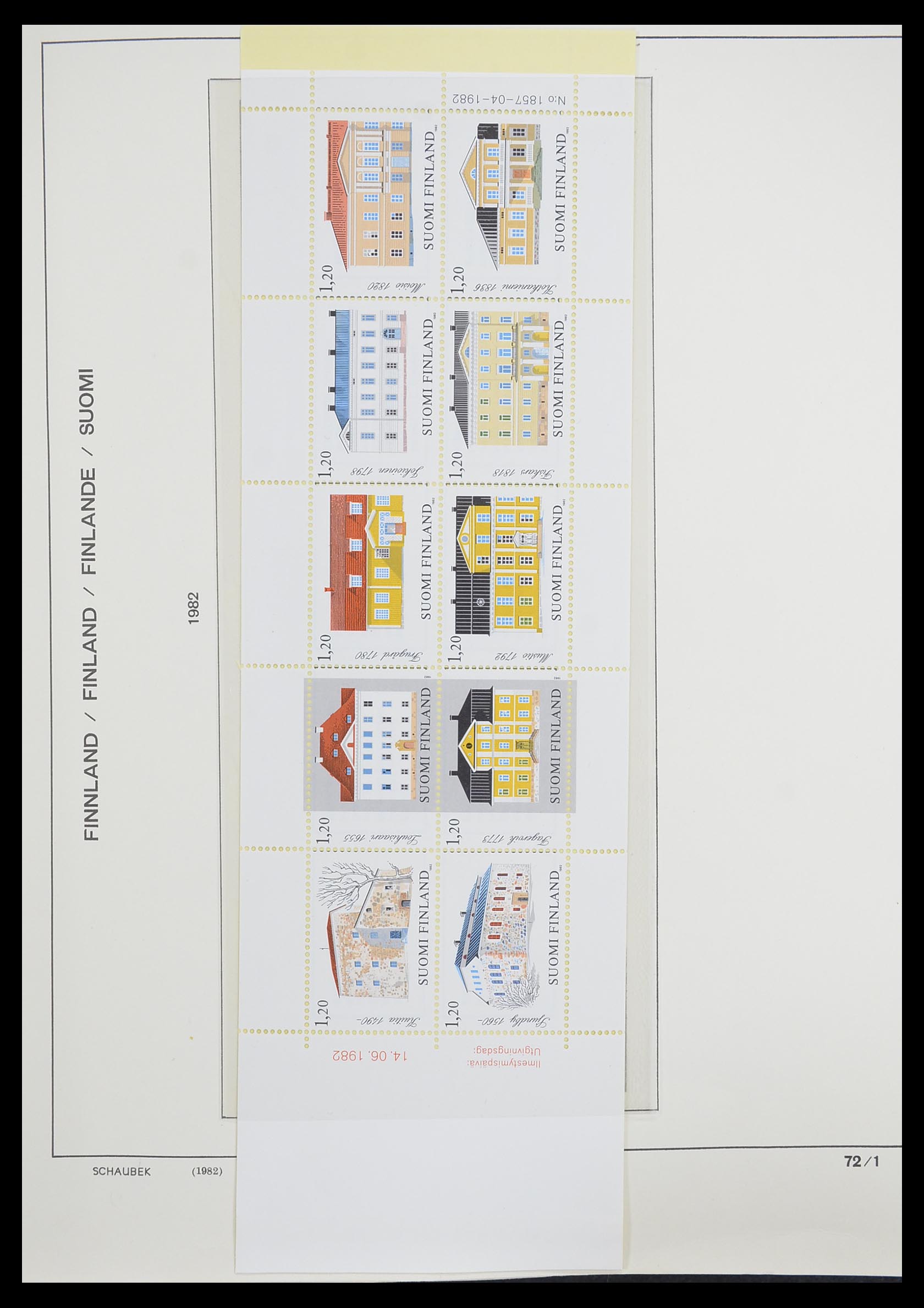 33226 093 - Postzegelverzameling 33226 Finland 1860-1996.