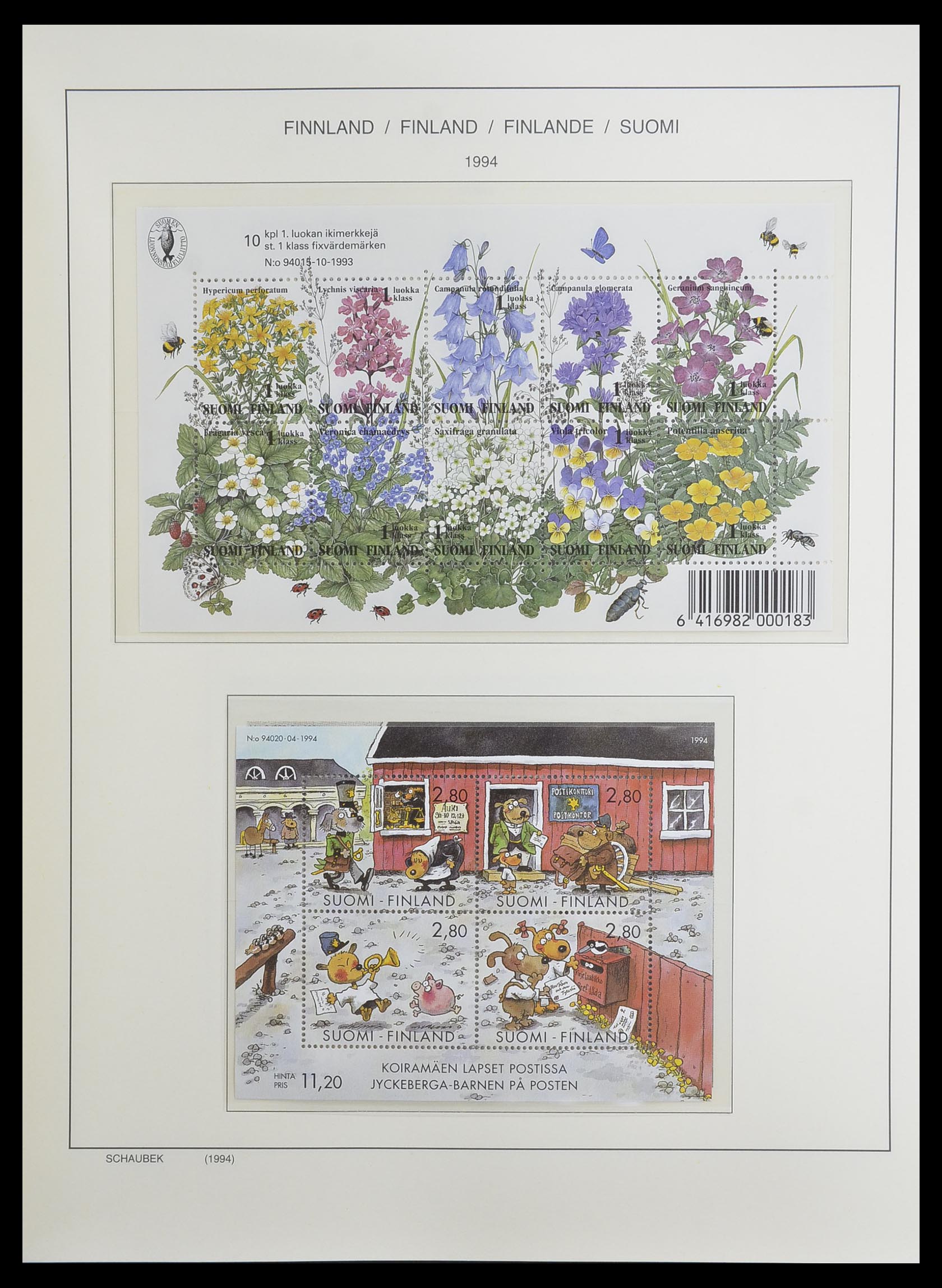 33226 143 - Postzegelverzameling 33226 Finland 1860-1996.