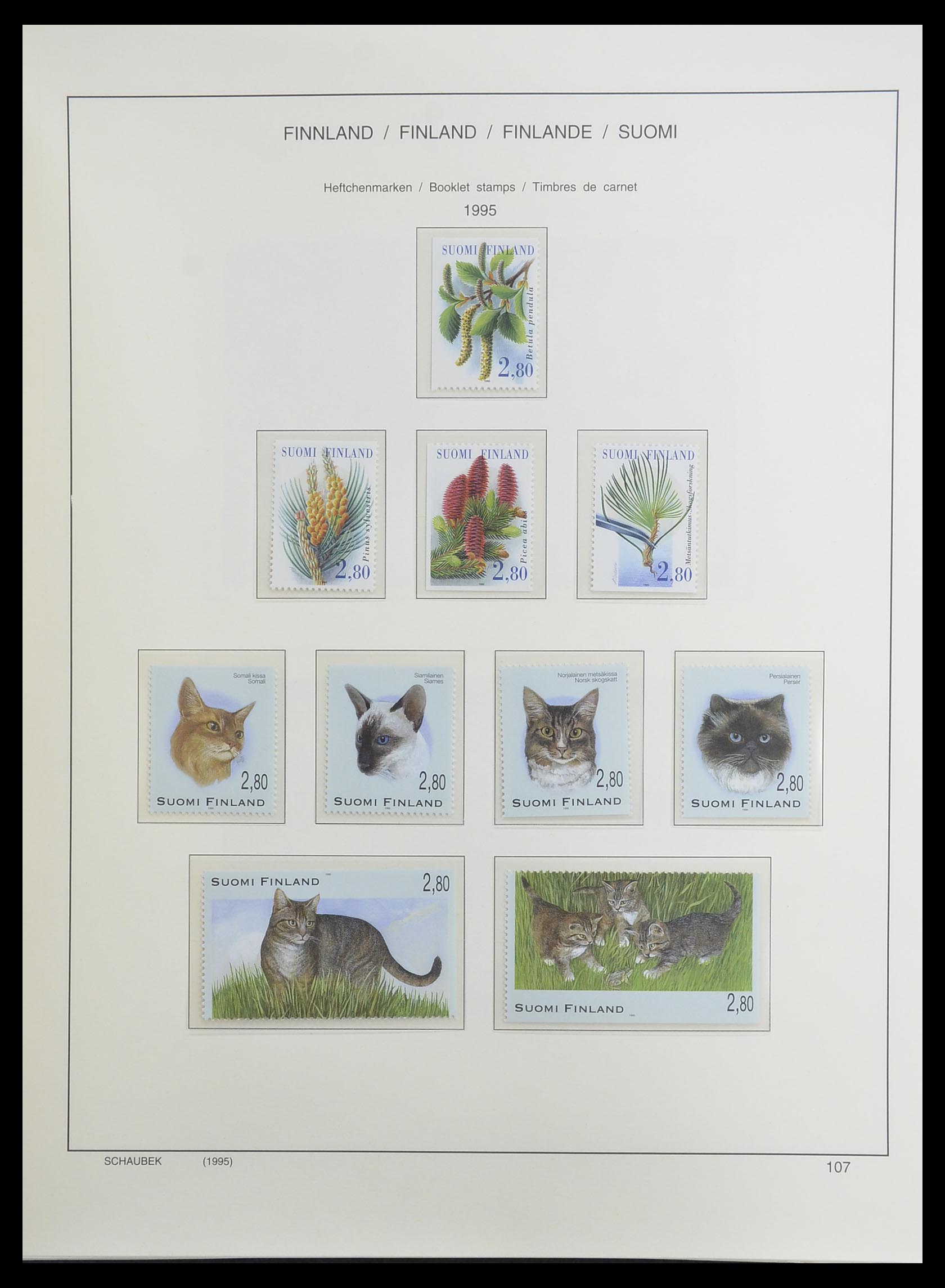 33226 148 - Postzegelverzameling 33226 Finland 1860-1996.