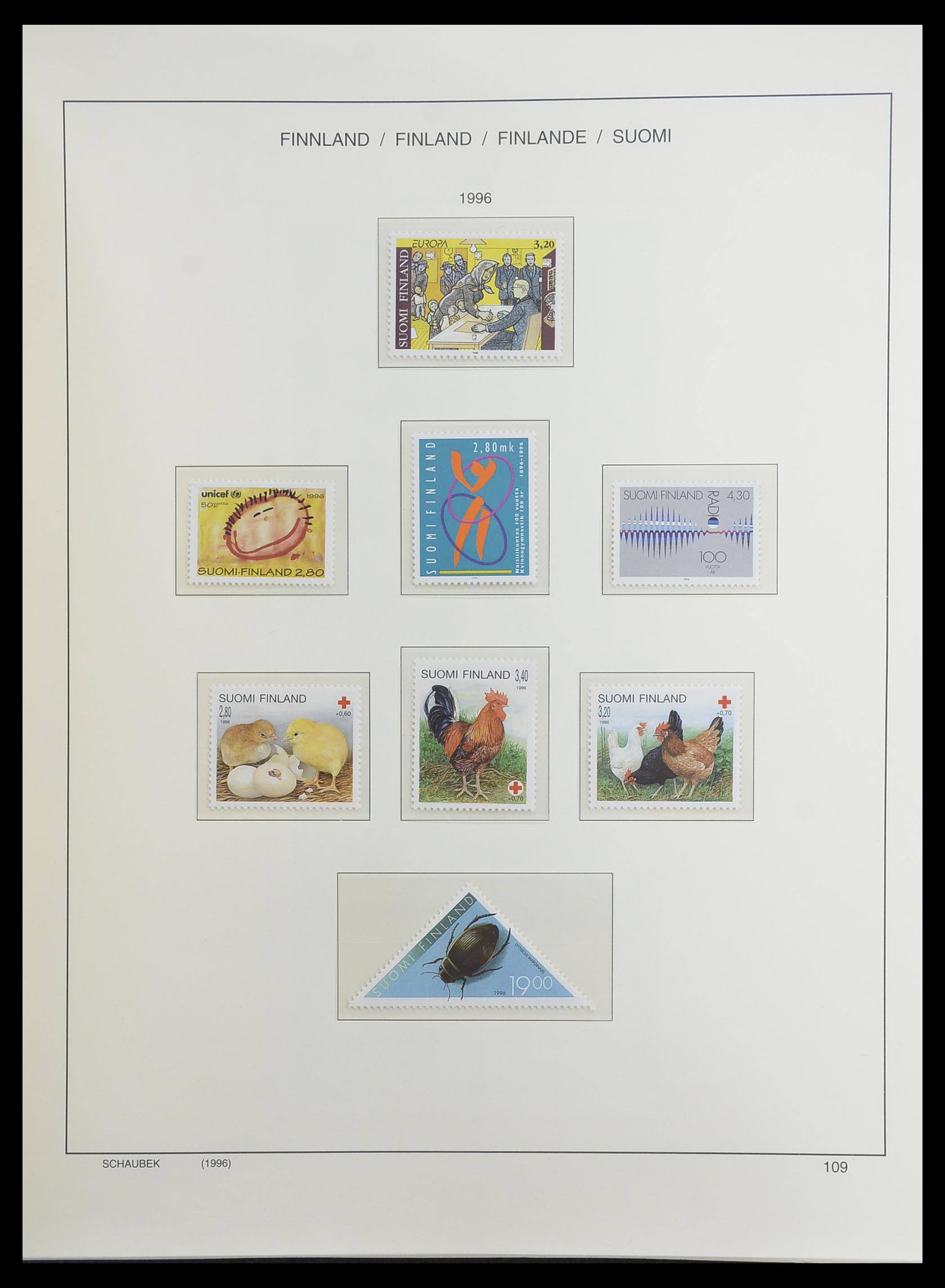 33226 151 - Postzegelverzameling 33226 Finland 1860-1996.