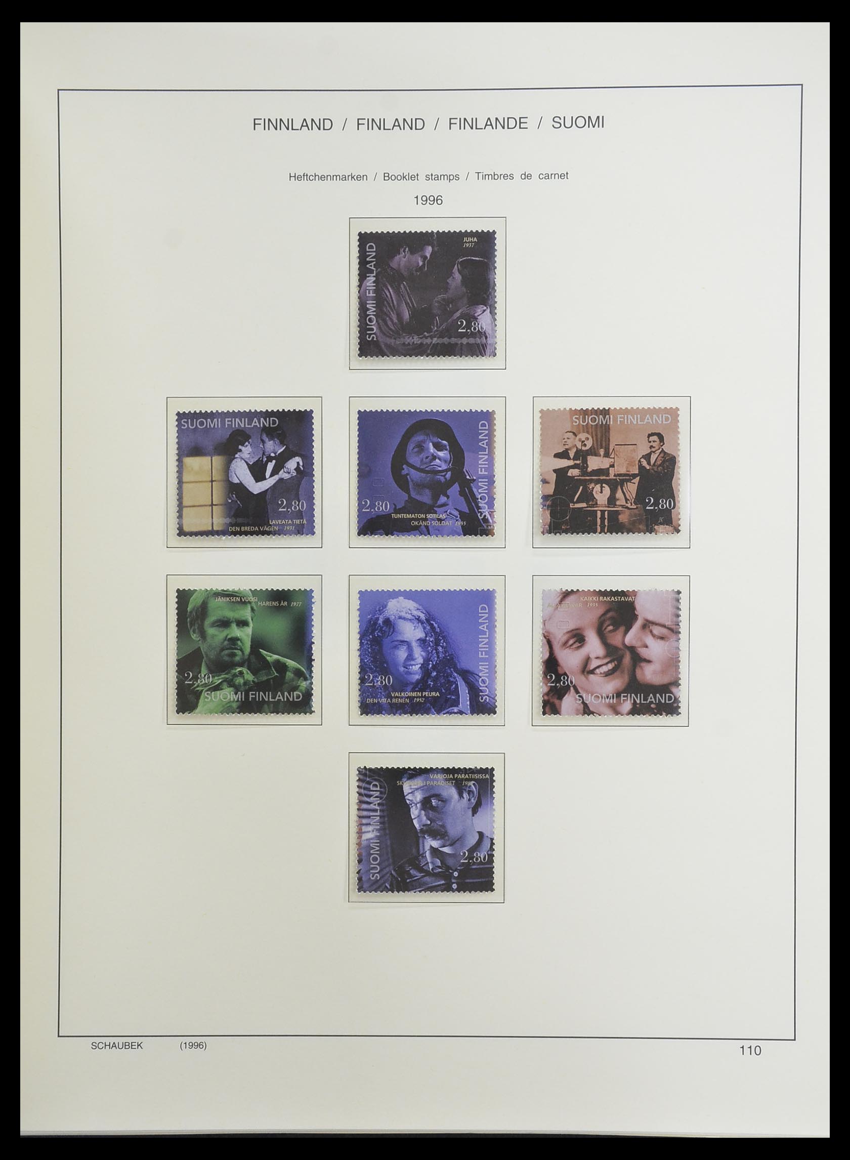33226 152 - Postzegelverzameling 33226 Finland 1860-1996.