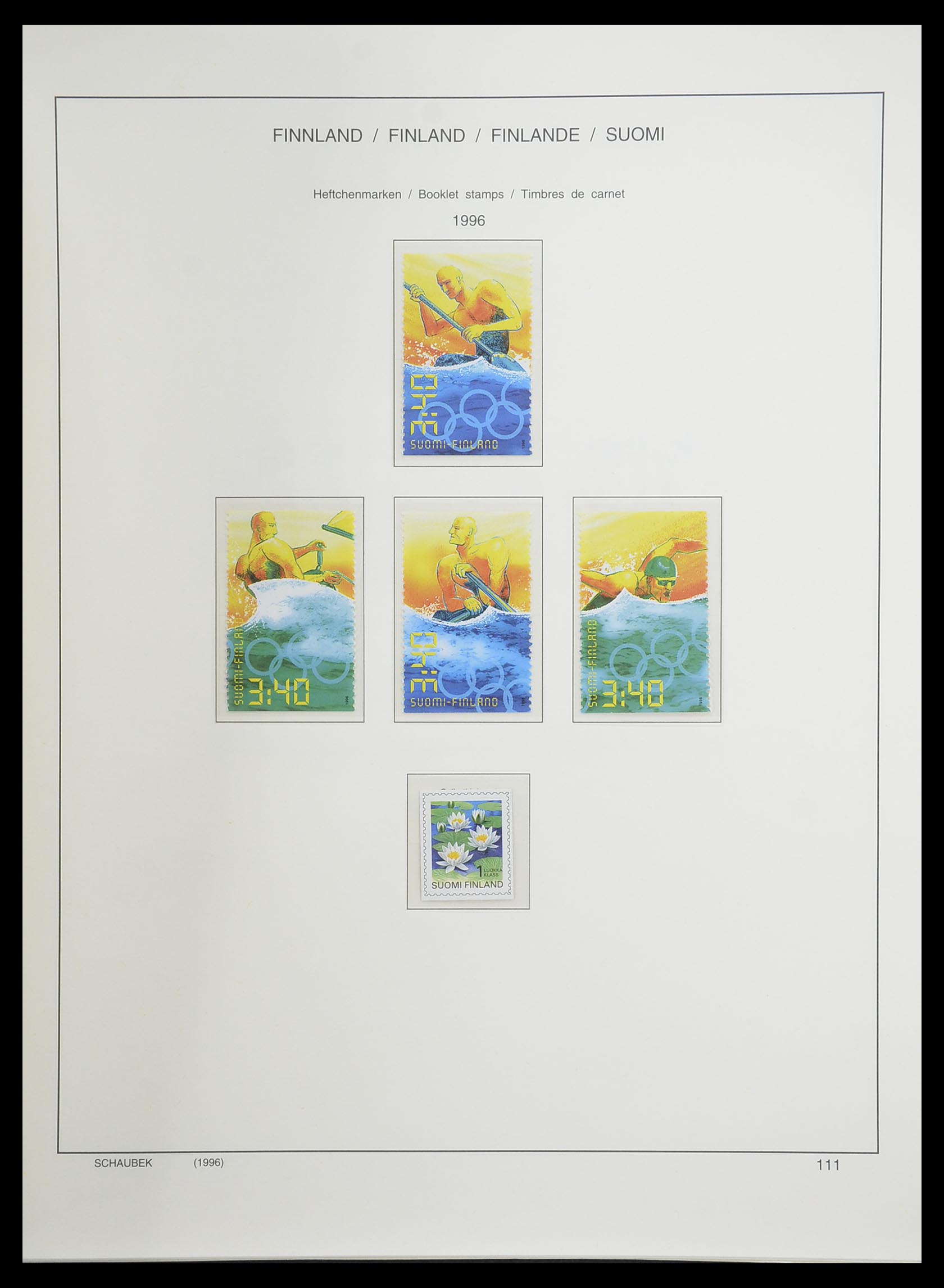 33226 153 - Postzegelverzameling 33226 Finland 1860-1996.
