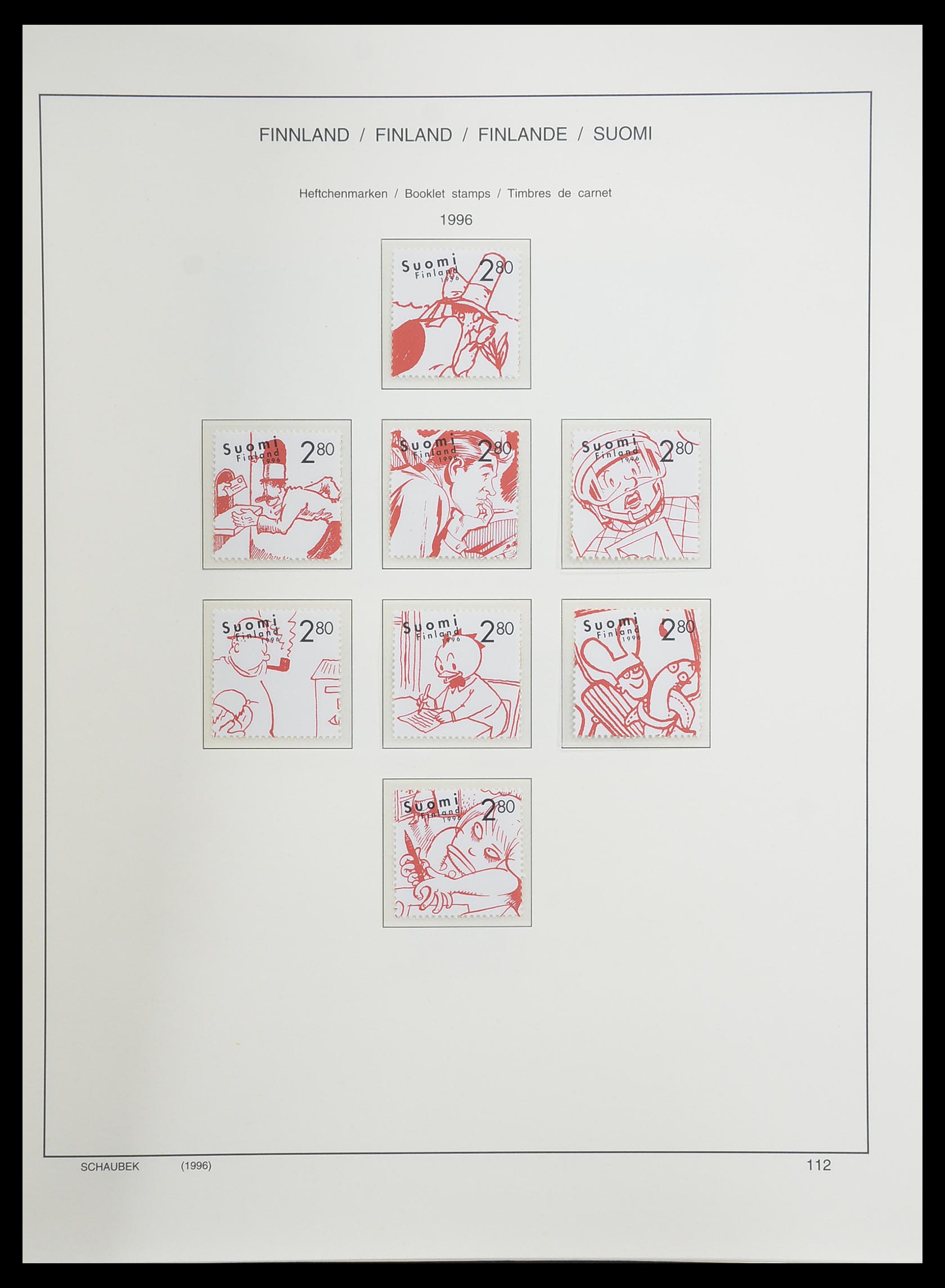 33226 154 - Postzegelverzameling 33226 Finland 1860-1996.